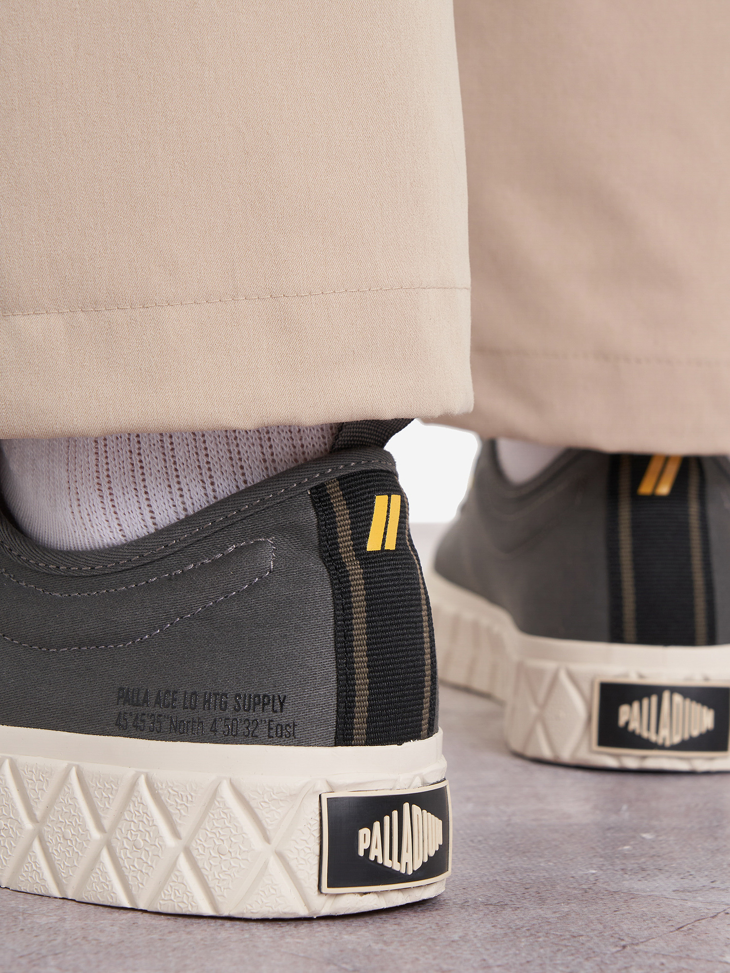 фото Кеды женские palladium ace, серый
