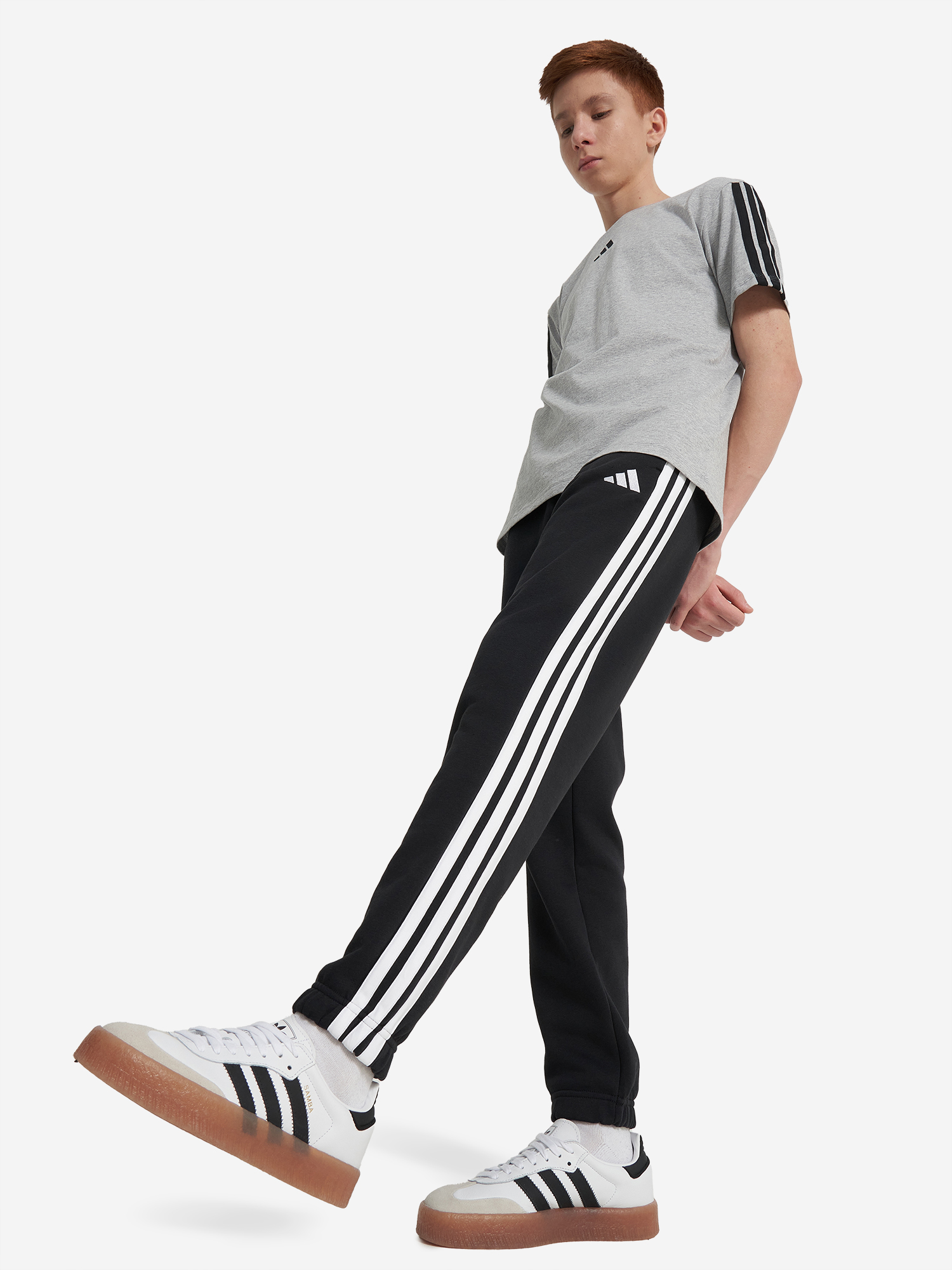 фото Брюки для мальчиков adidas, черный
