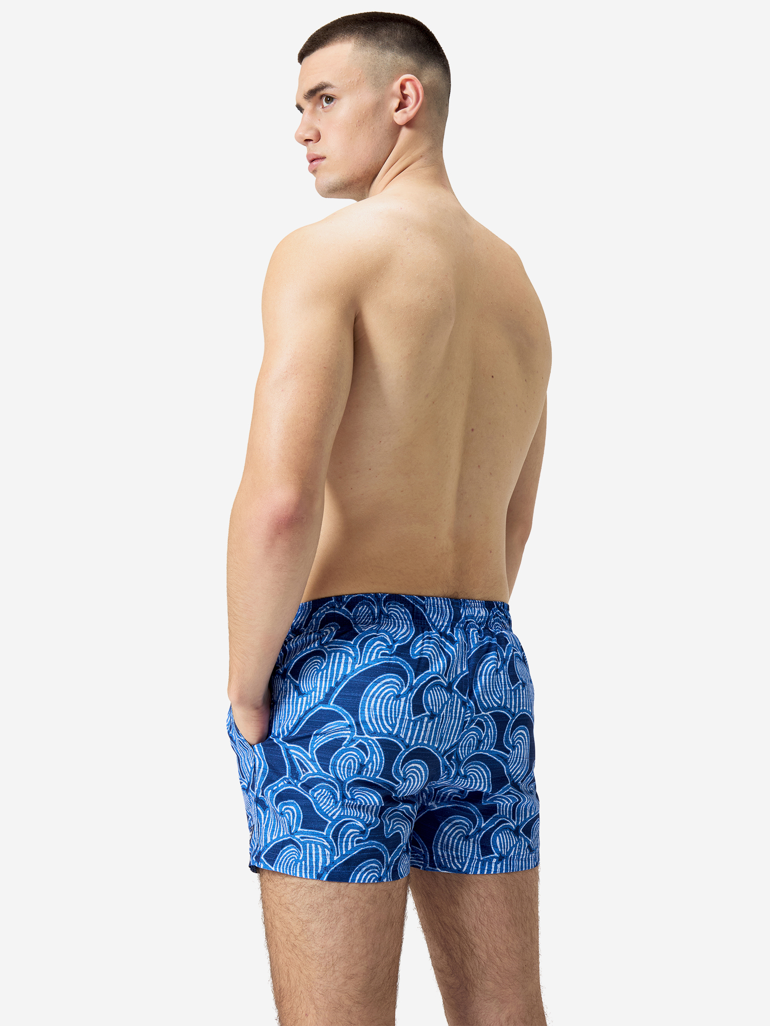 фото Шорты плавательные мужские speedo digi print, синий