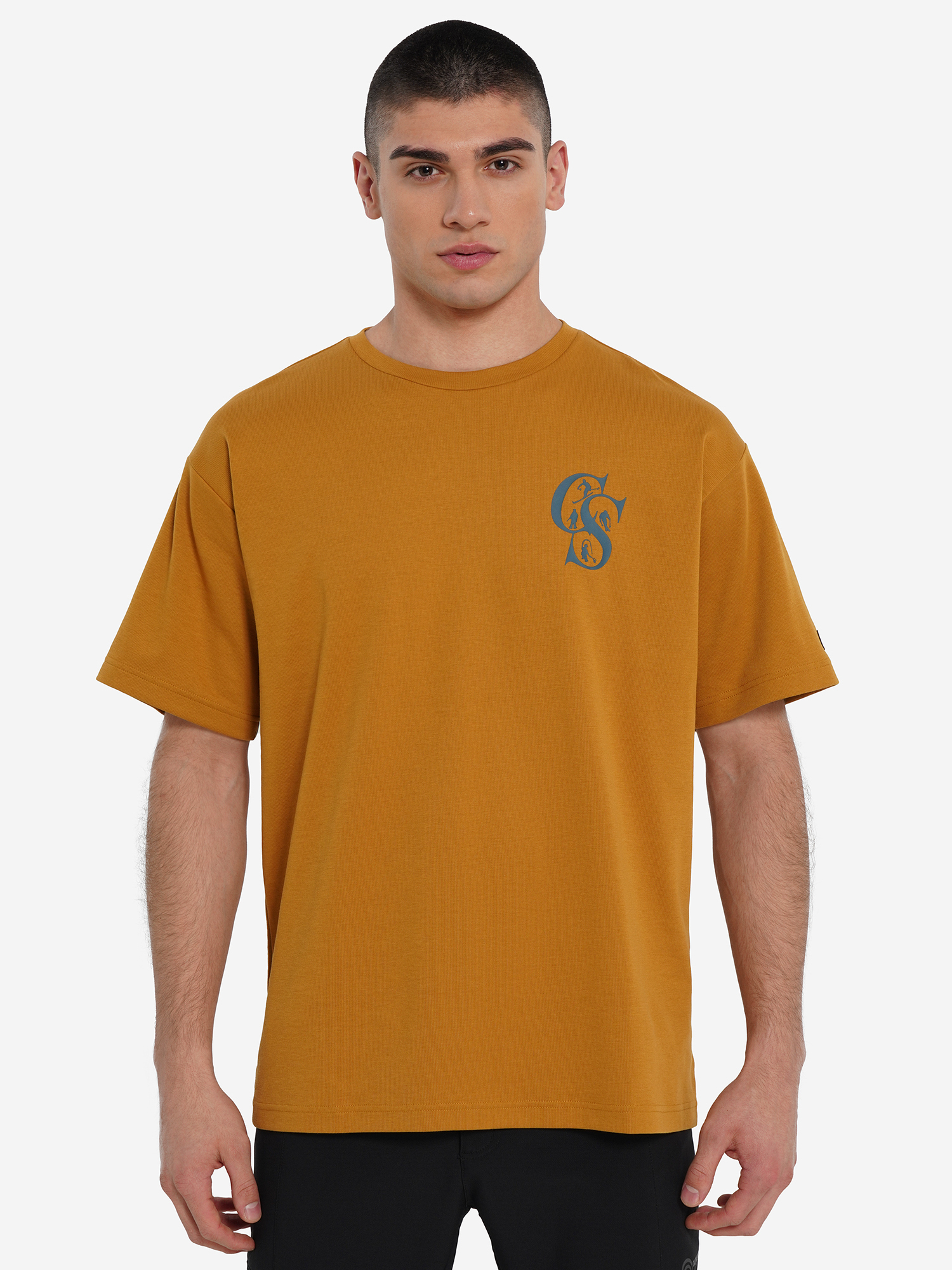 фото Футболка мужская columbia csc heritage graphic tee, желтый