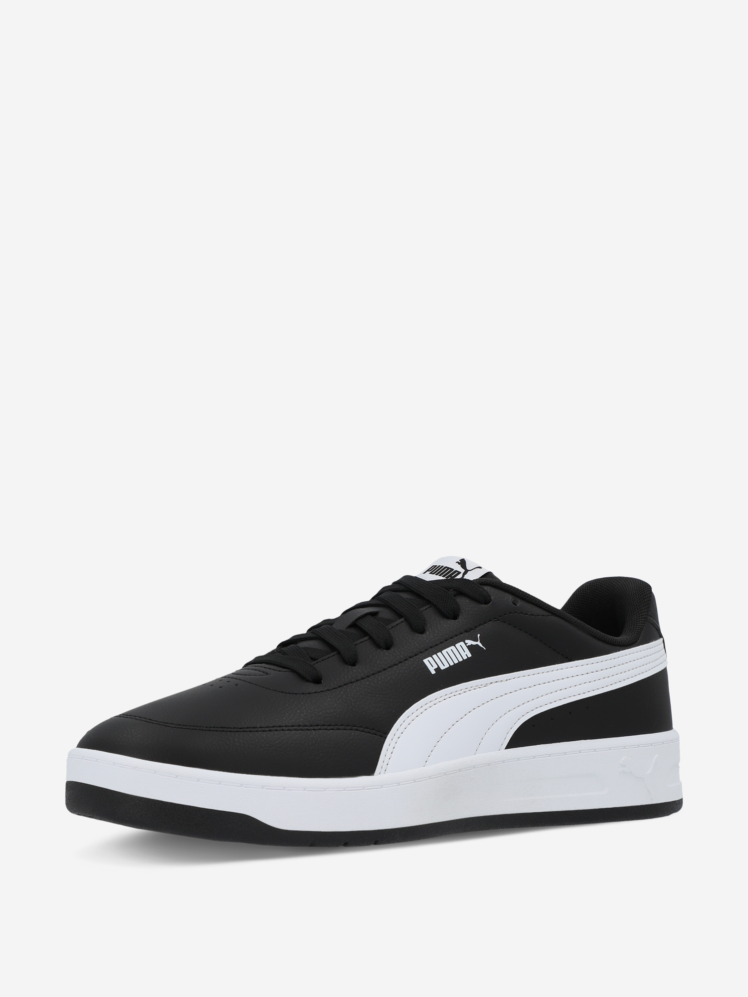 фото Кеды мужские puma court classic clean, черный