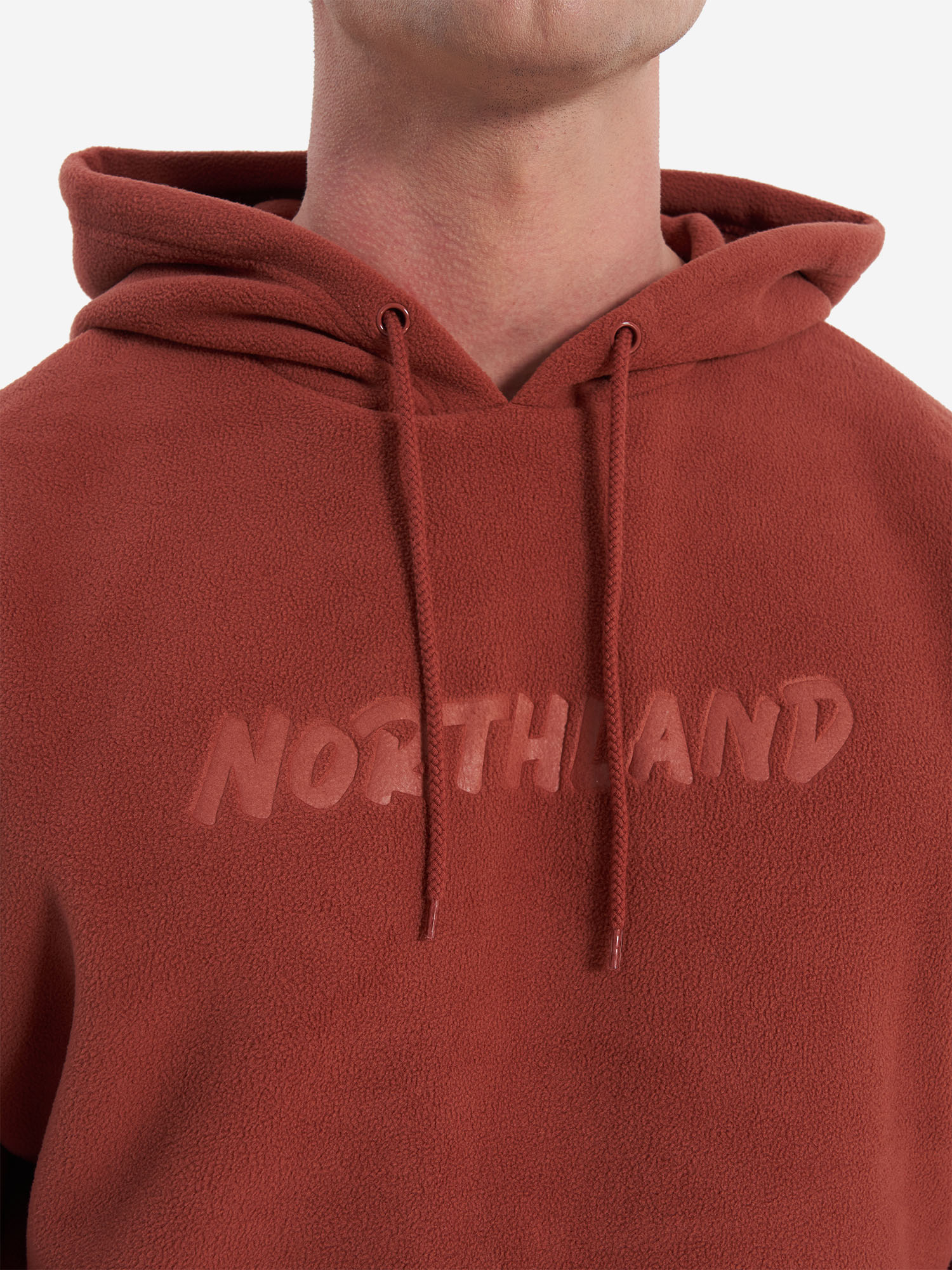 фото Худи мужское оверсайз northland, оранжевый