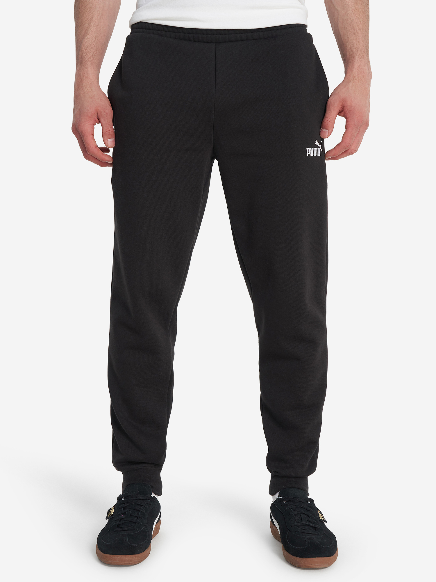 фото Брюки мужские puma ess no. 1 logo, черный