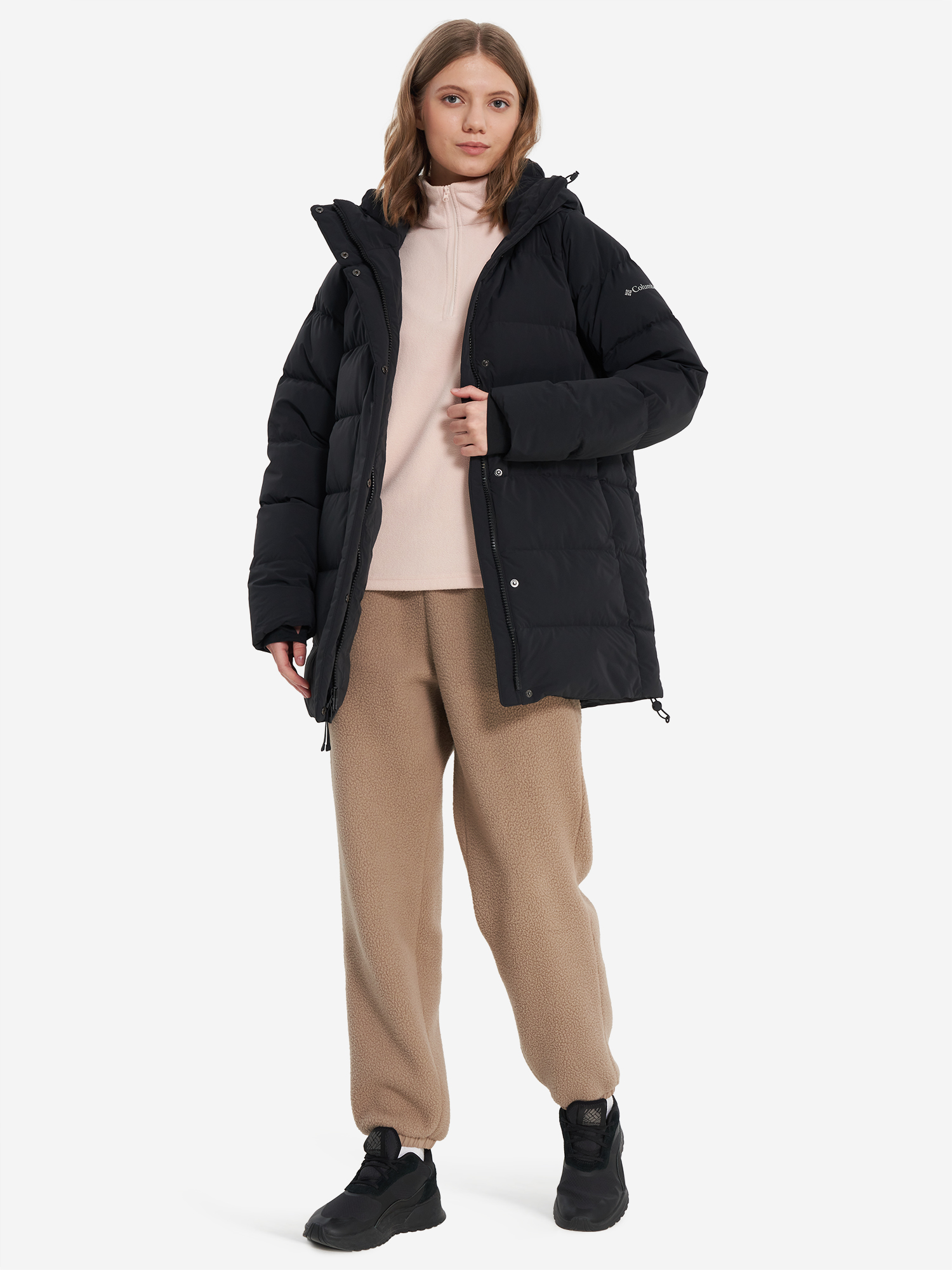фото Пуховик женский columbia amaze puff, черный