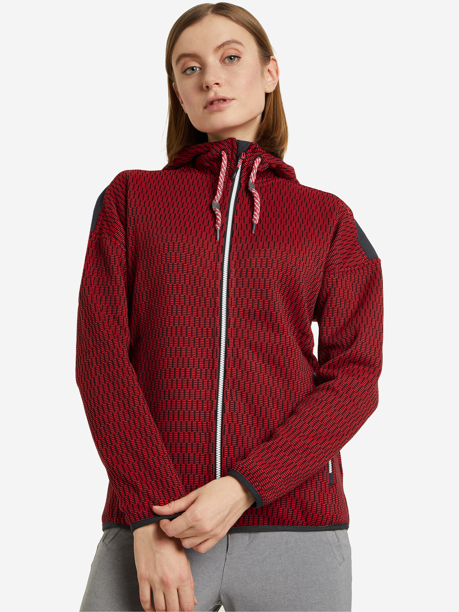 Джемпер флисовый женский CMP, Красный 
Джемпер флисовый женский CMP, Красный