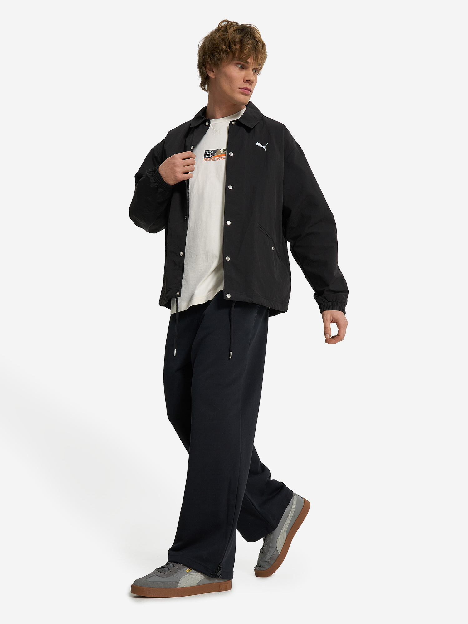 фото Рубашка мужская puma wardrobe ess, черный