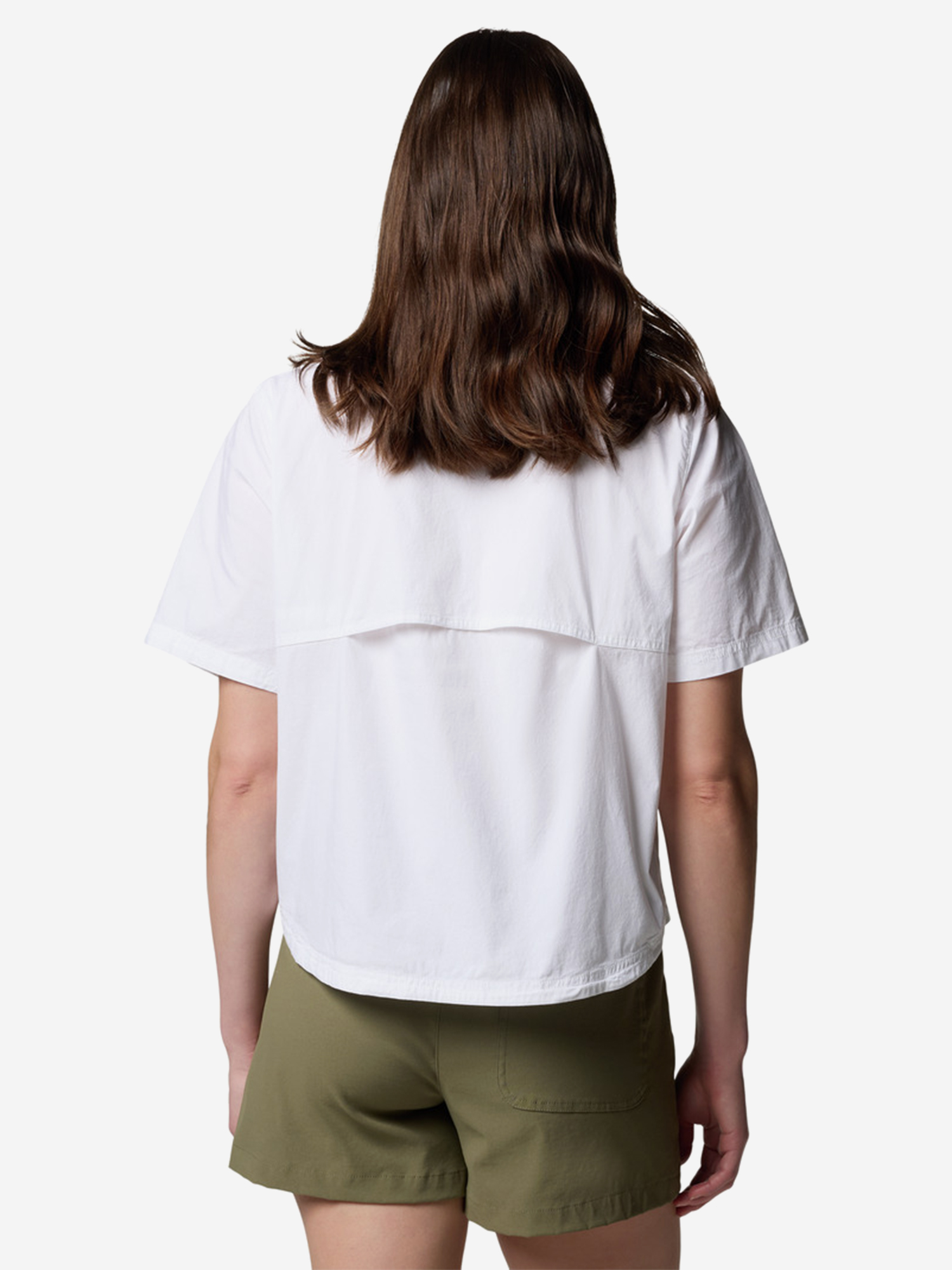 фото Рубашка с коротким рукавом женская columbia brea falls woven ss, белый