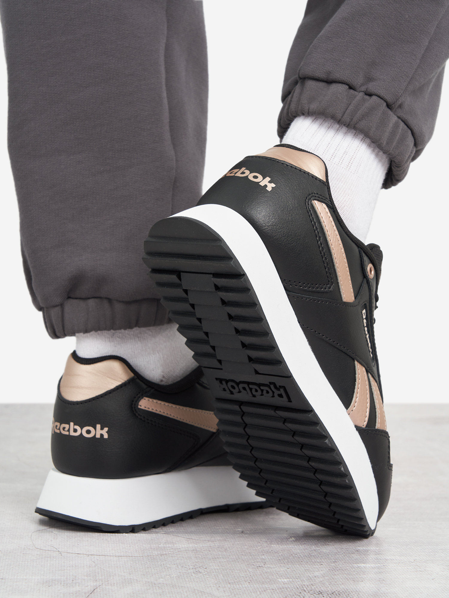 фото Кроссовки женские reebok glide ripple double, черный