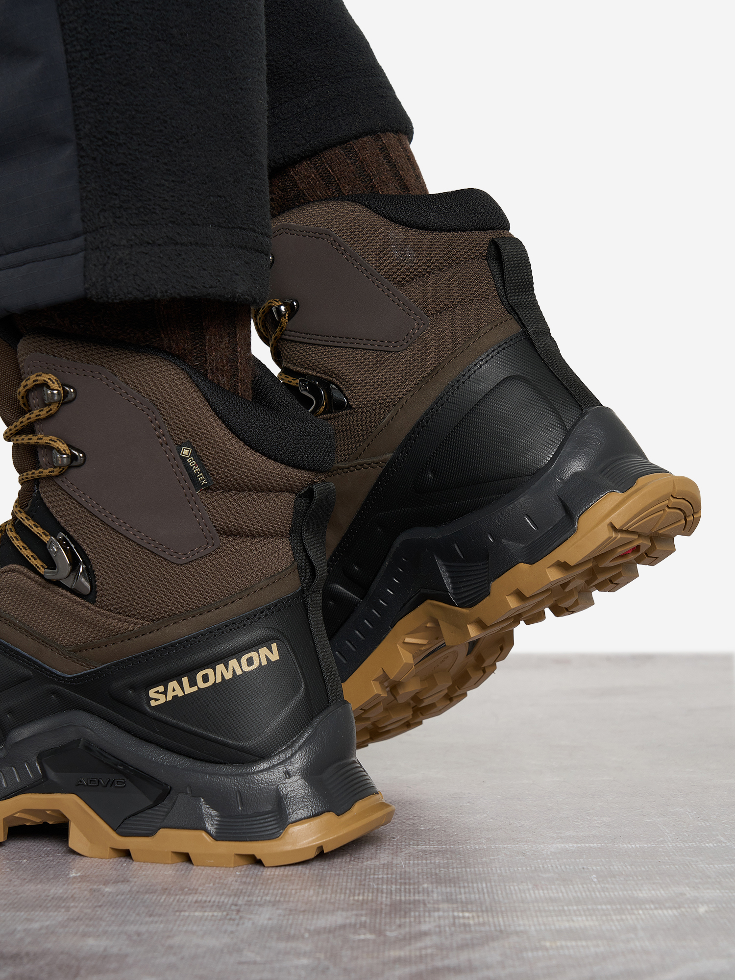 фото Ботинки мужские salomon quest element gtx, коричневый
