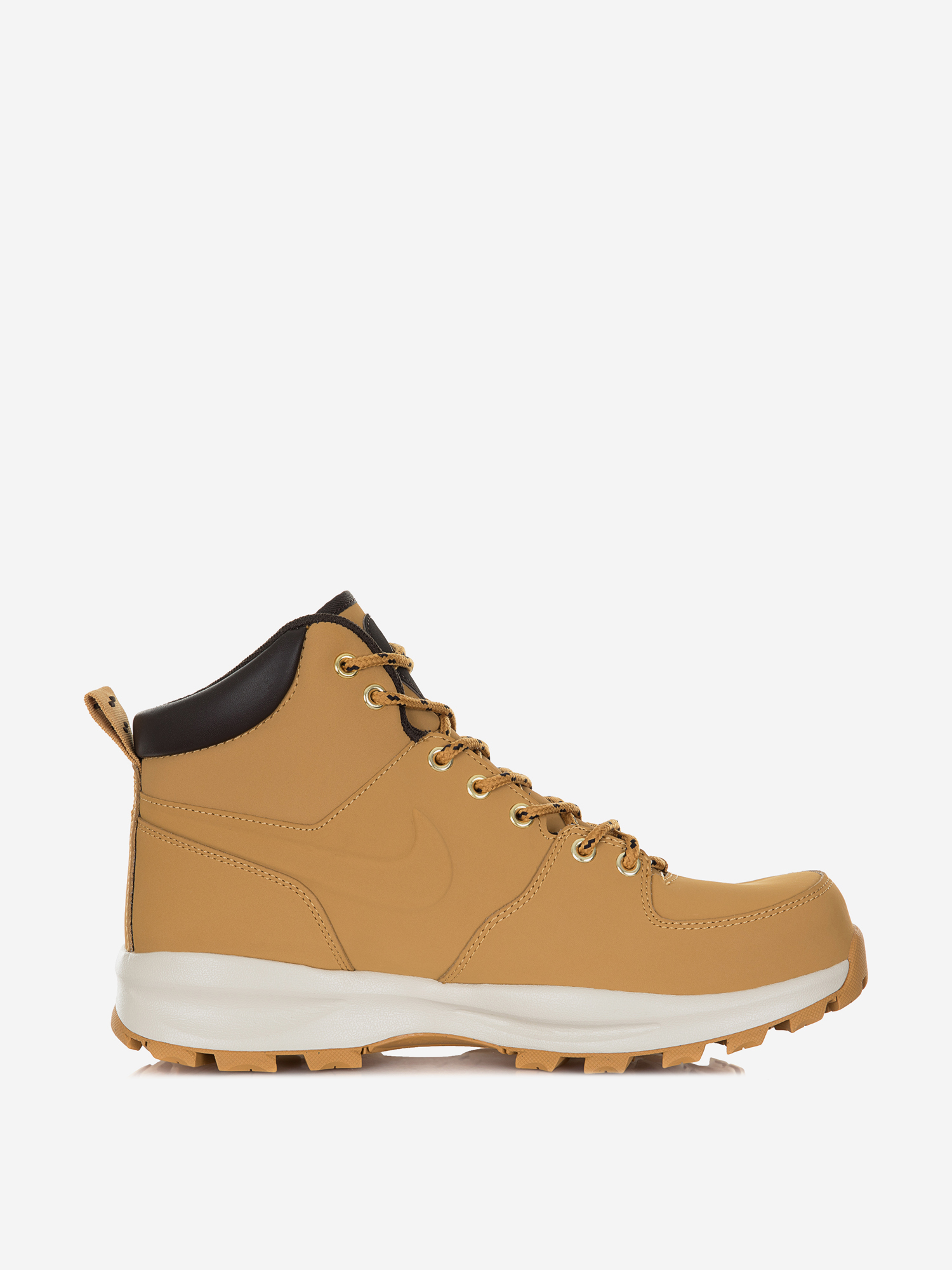 фото Ботинки мужские nike manoa leather, желтый