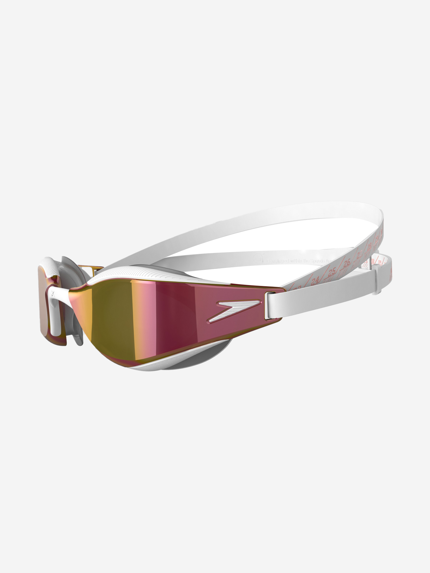 фото Очки для плавания speedo fastskin hyper elite mirror, белый