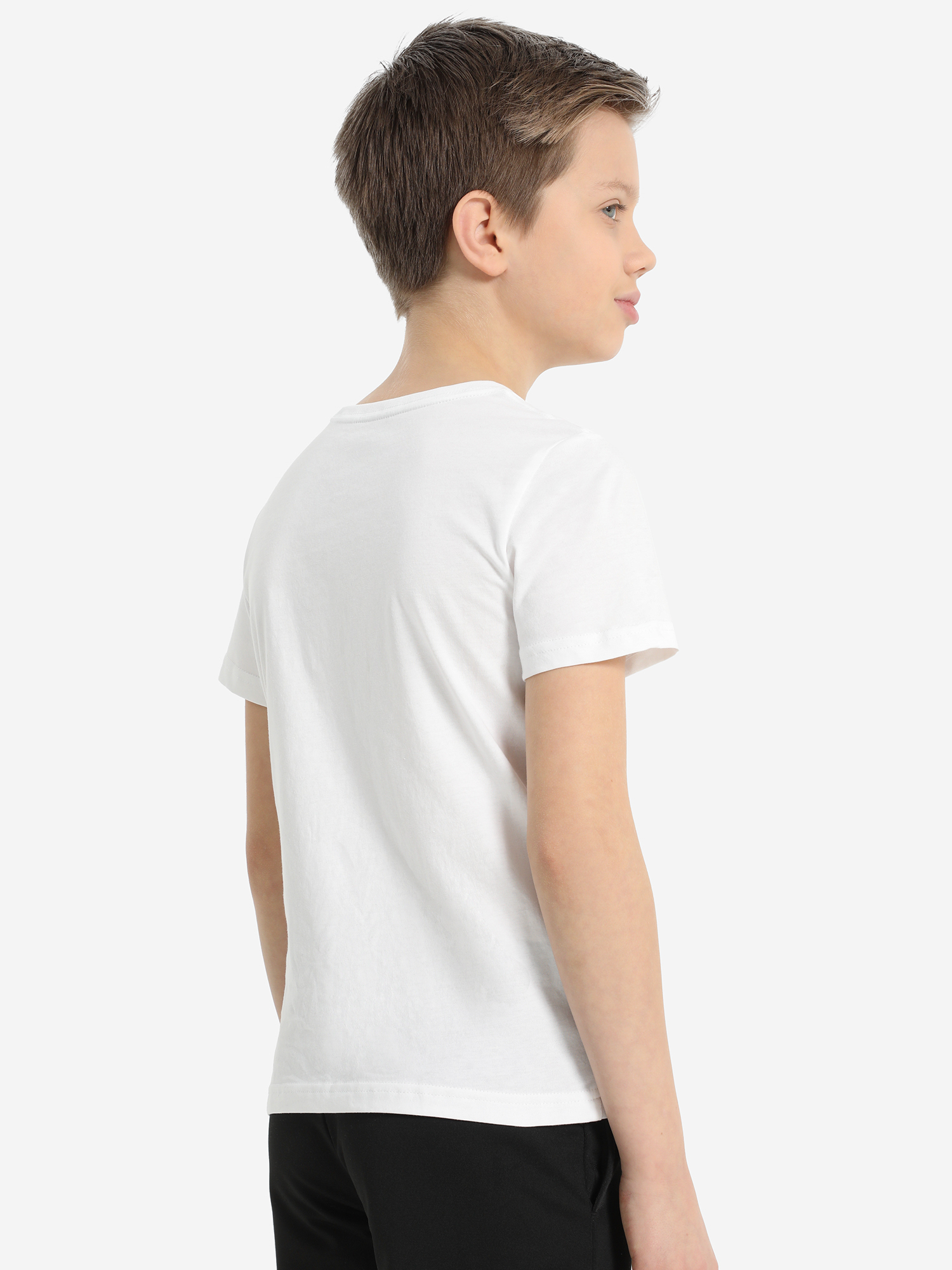 фото Футболка для мальчиков puma ess logo, белый