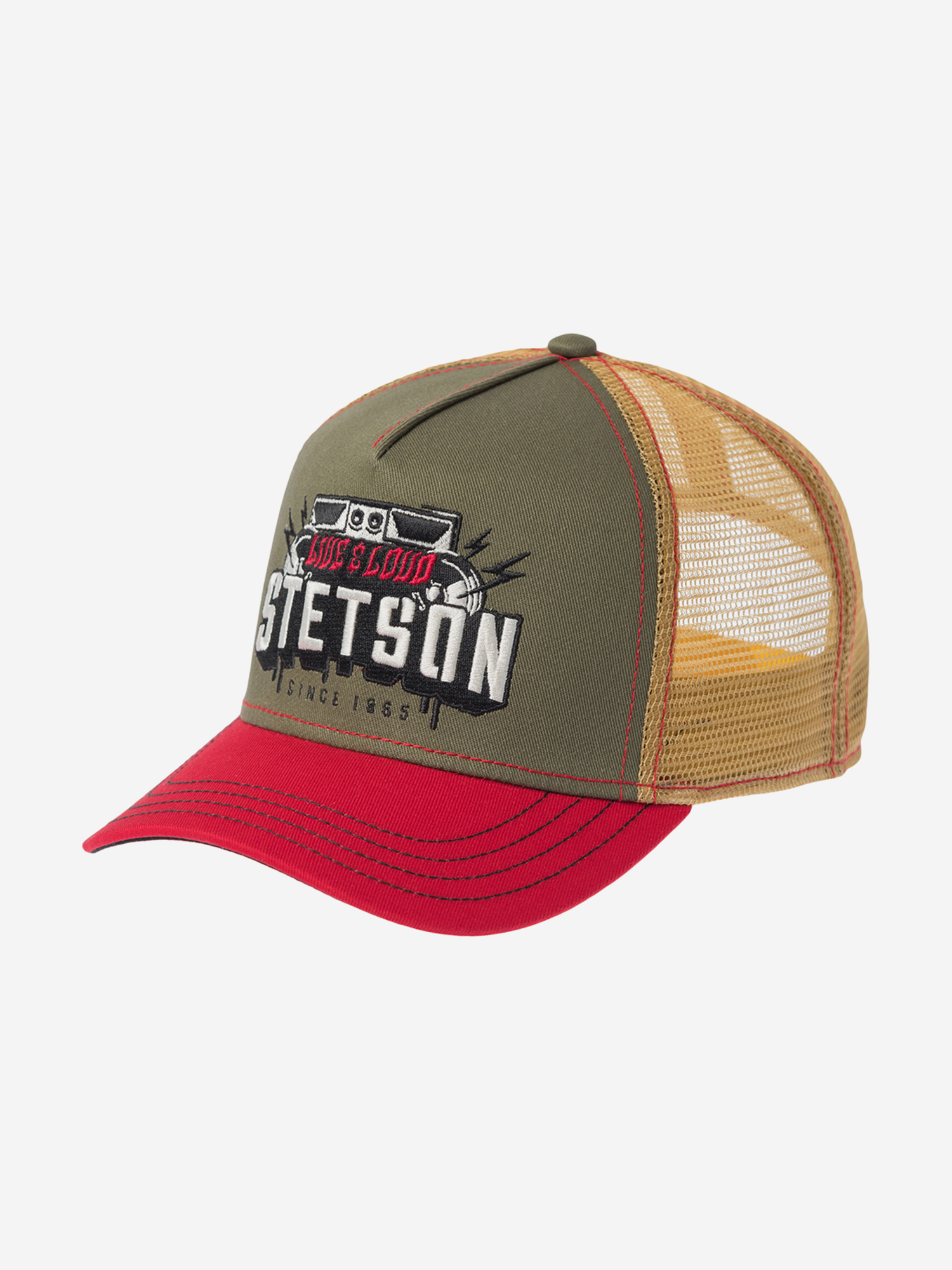 Бейсболка с сеточкой STETSON 7741111K TRUCKER CAP FESTIVAL LIVE LOUD (оливковый), Мультицвет
Бейсболка с сеточкой STETSON 7741111K TRUCKER CAP FESTIVAL LIVE LOUD (оливковый), Мультицвет