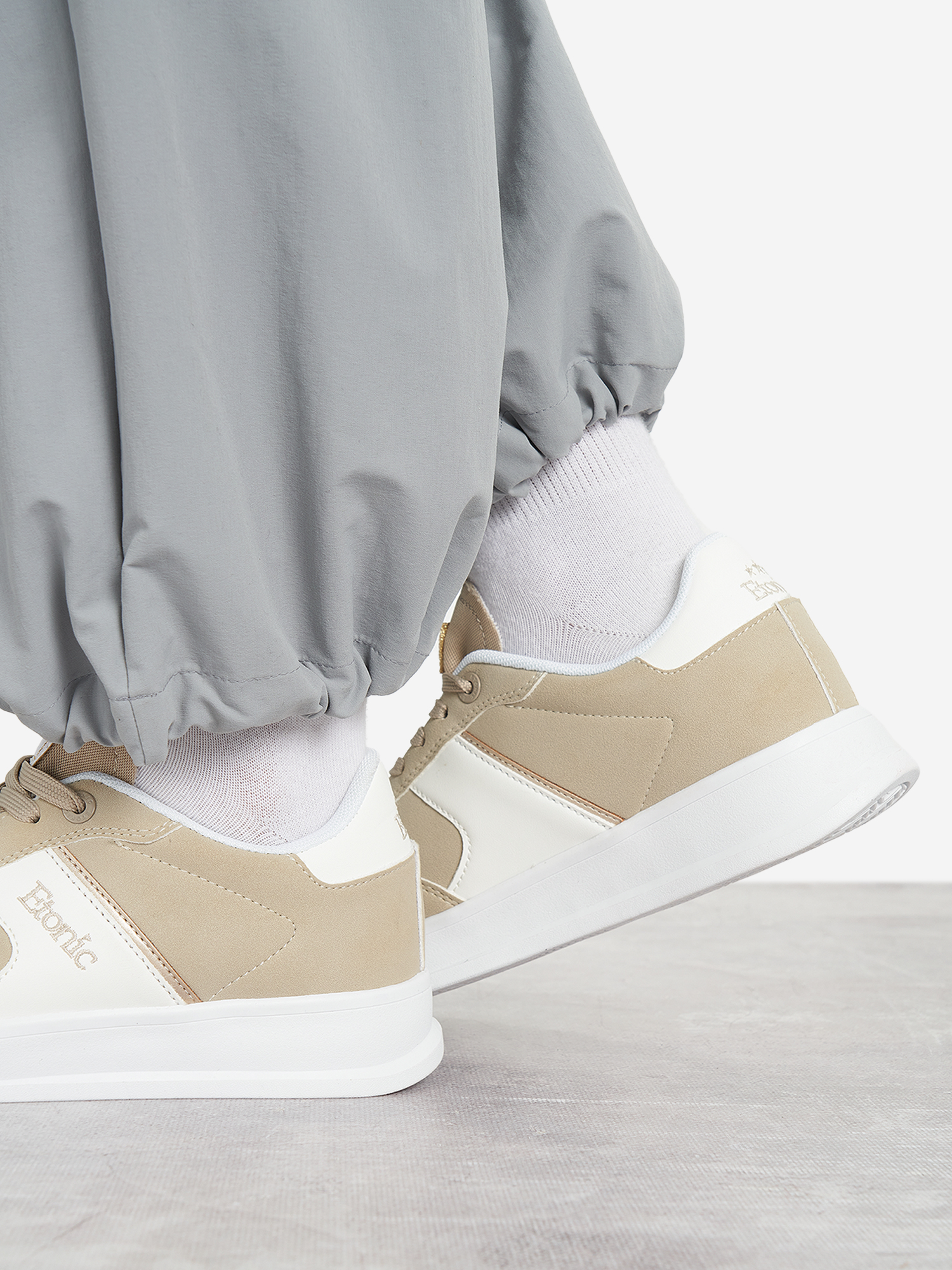 фото Кеды женские etonic valzer, бежевый