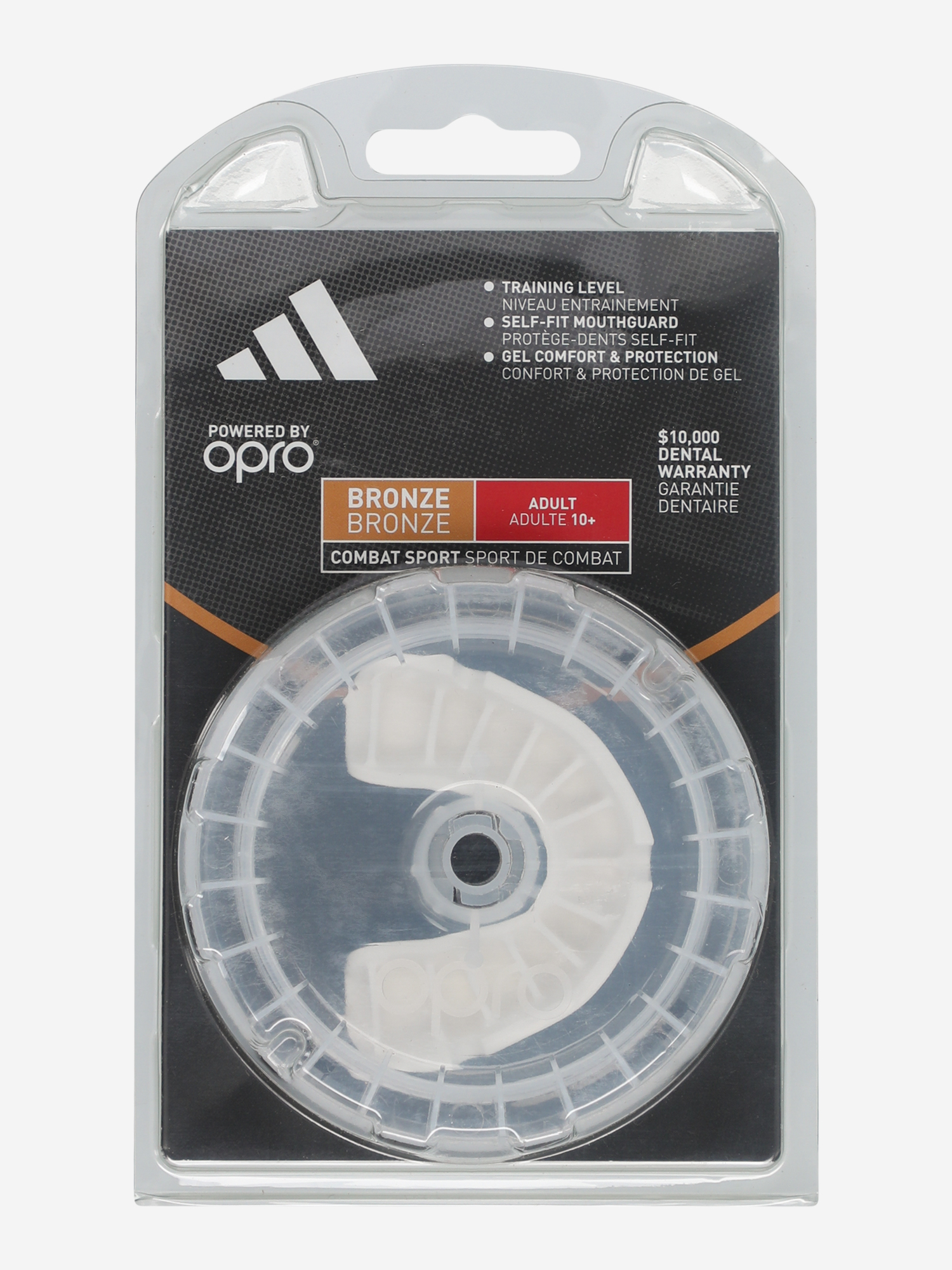 фото Капа одночелюстная adidas opro bronze gen4 self-fit mouthguard, белый