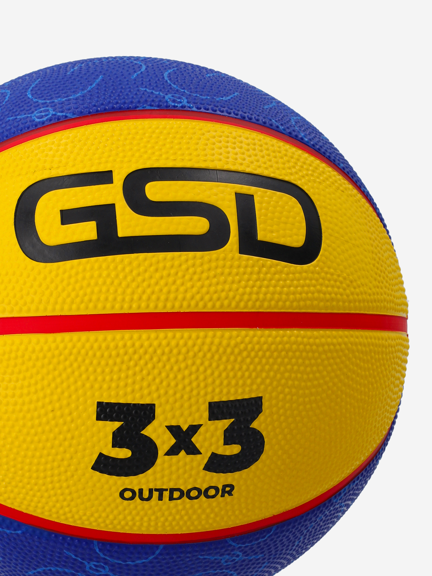 фото Мяч баскетбольный gsd 3 х3, мультицвет