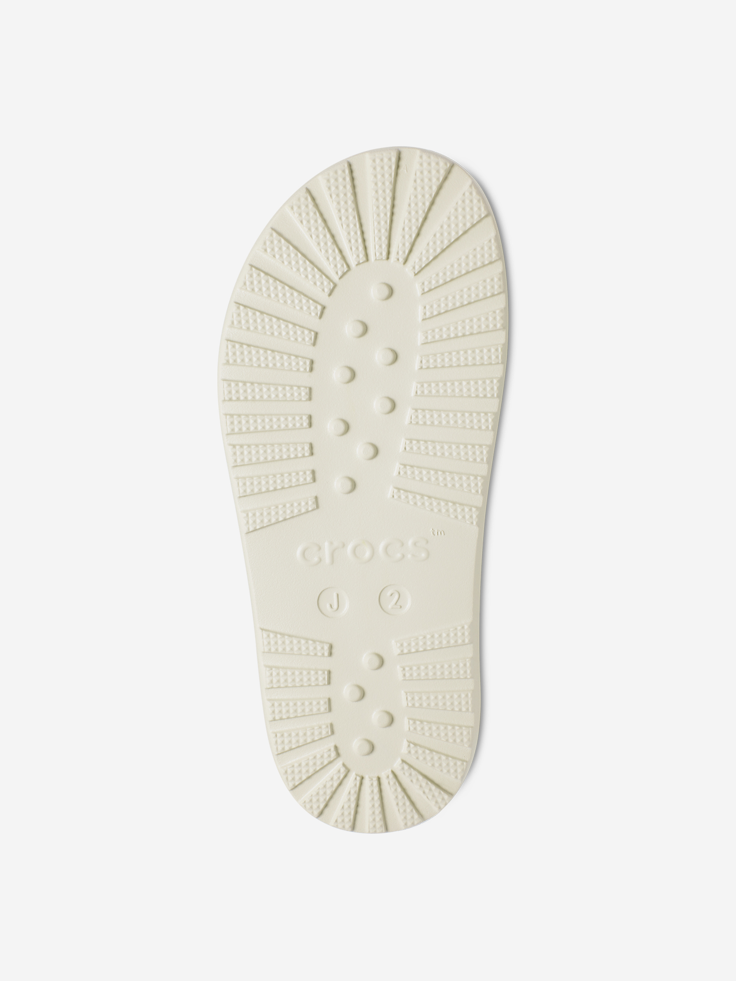 фото Сандалии для девочек crocs classic fisherman, бежевый