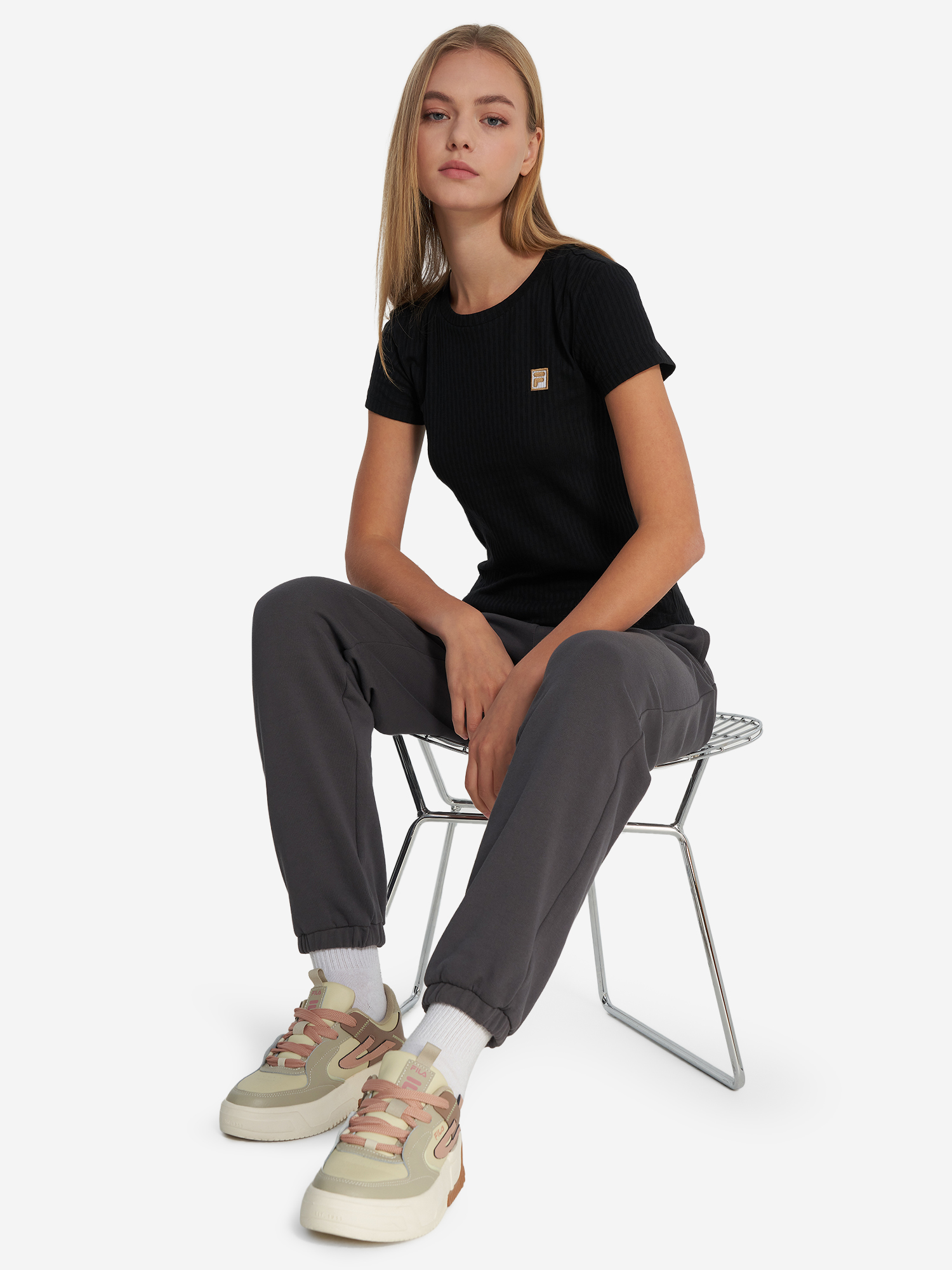 фото Футболка женская fila, черный