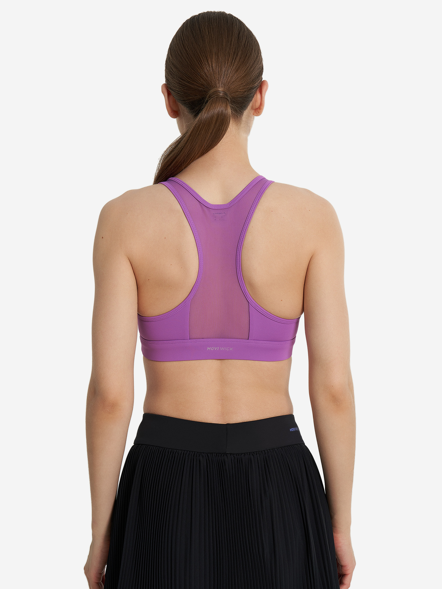 фото Топ бра спортивный demix activemove urban mesh back, фиолетовый