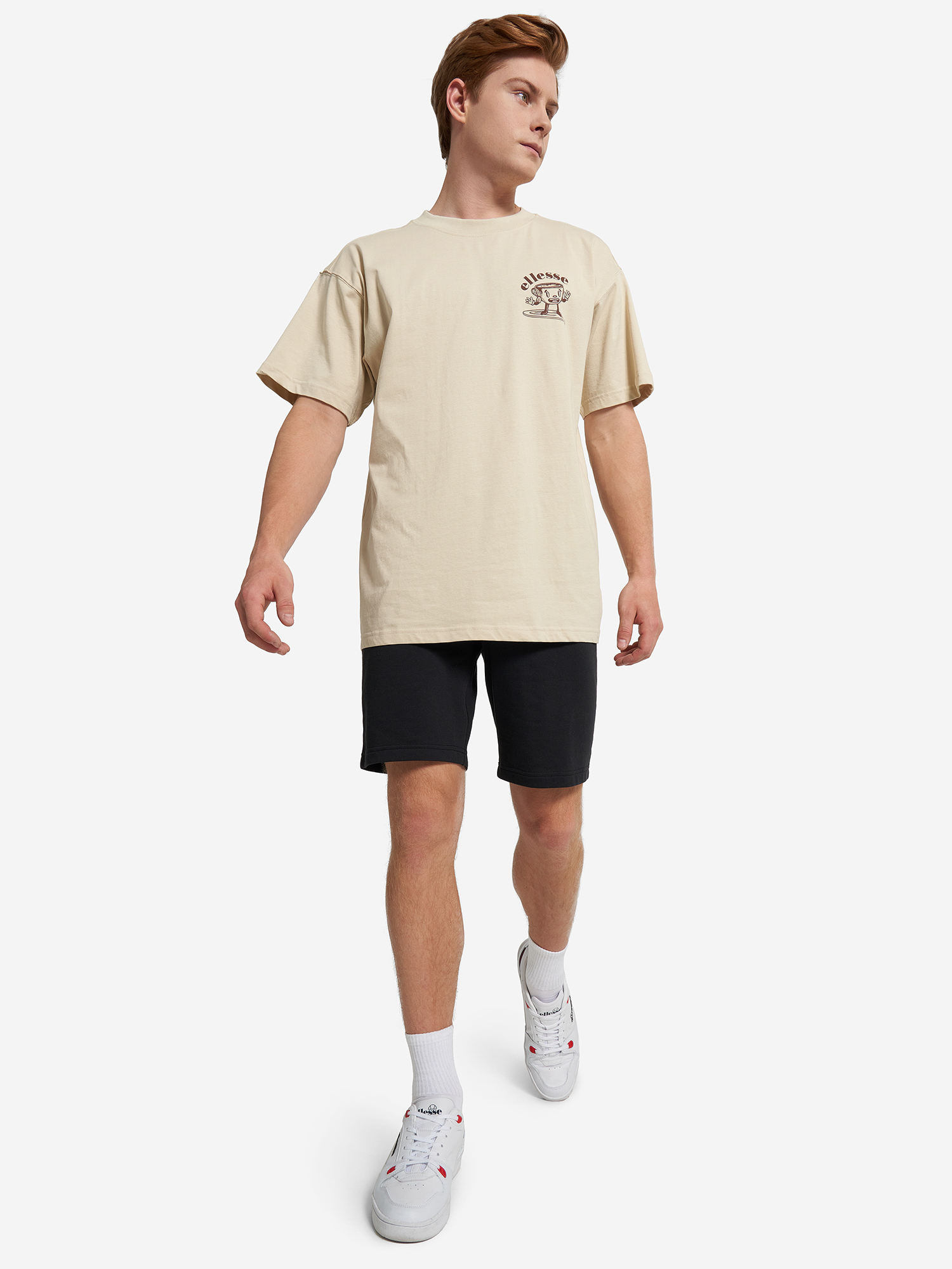 фото Футболка мужская ellesse mulini, бежевый