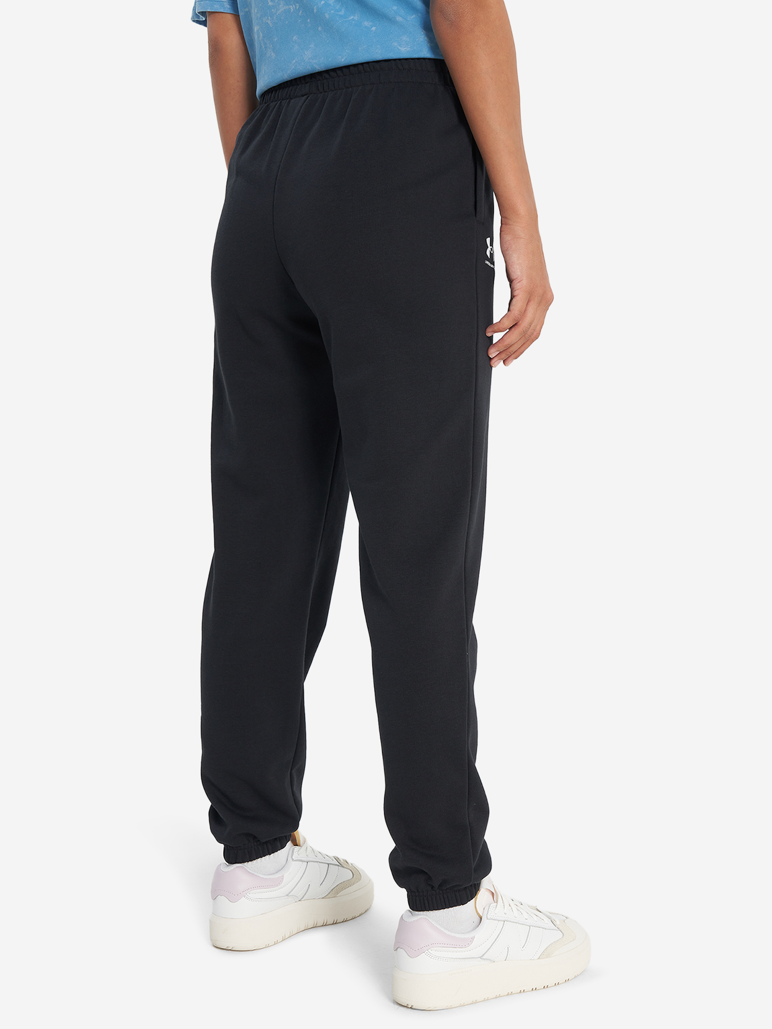 фото Брюки женские under armour rival terry, черный