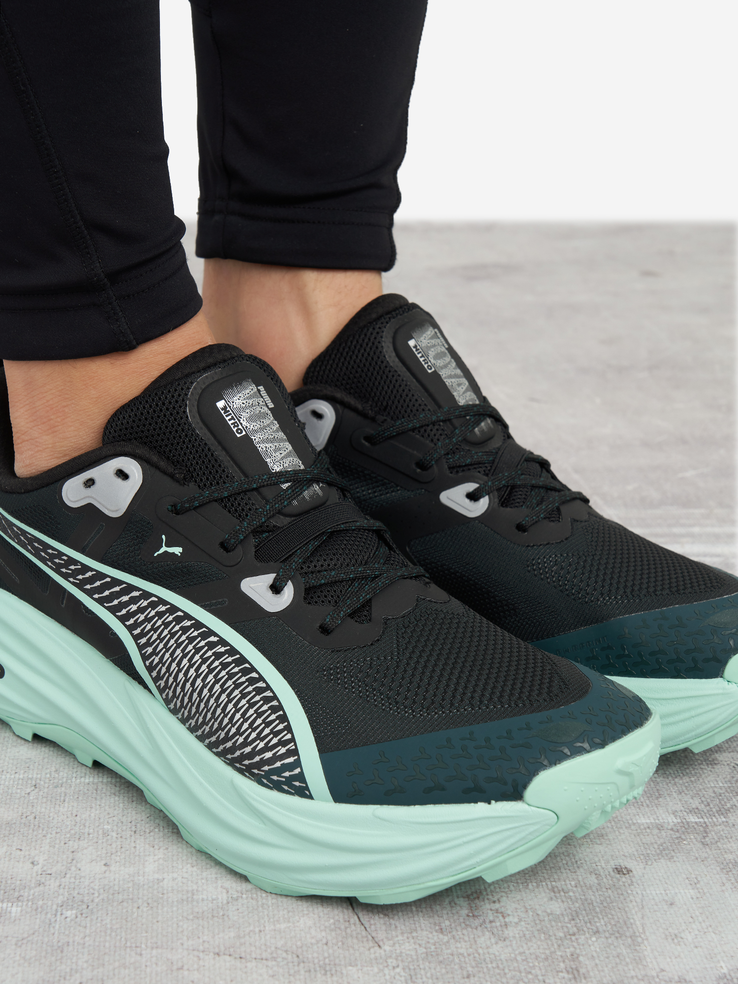 фото Кроссовки мужские puma voyage nitro 4, зеленый