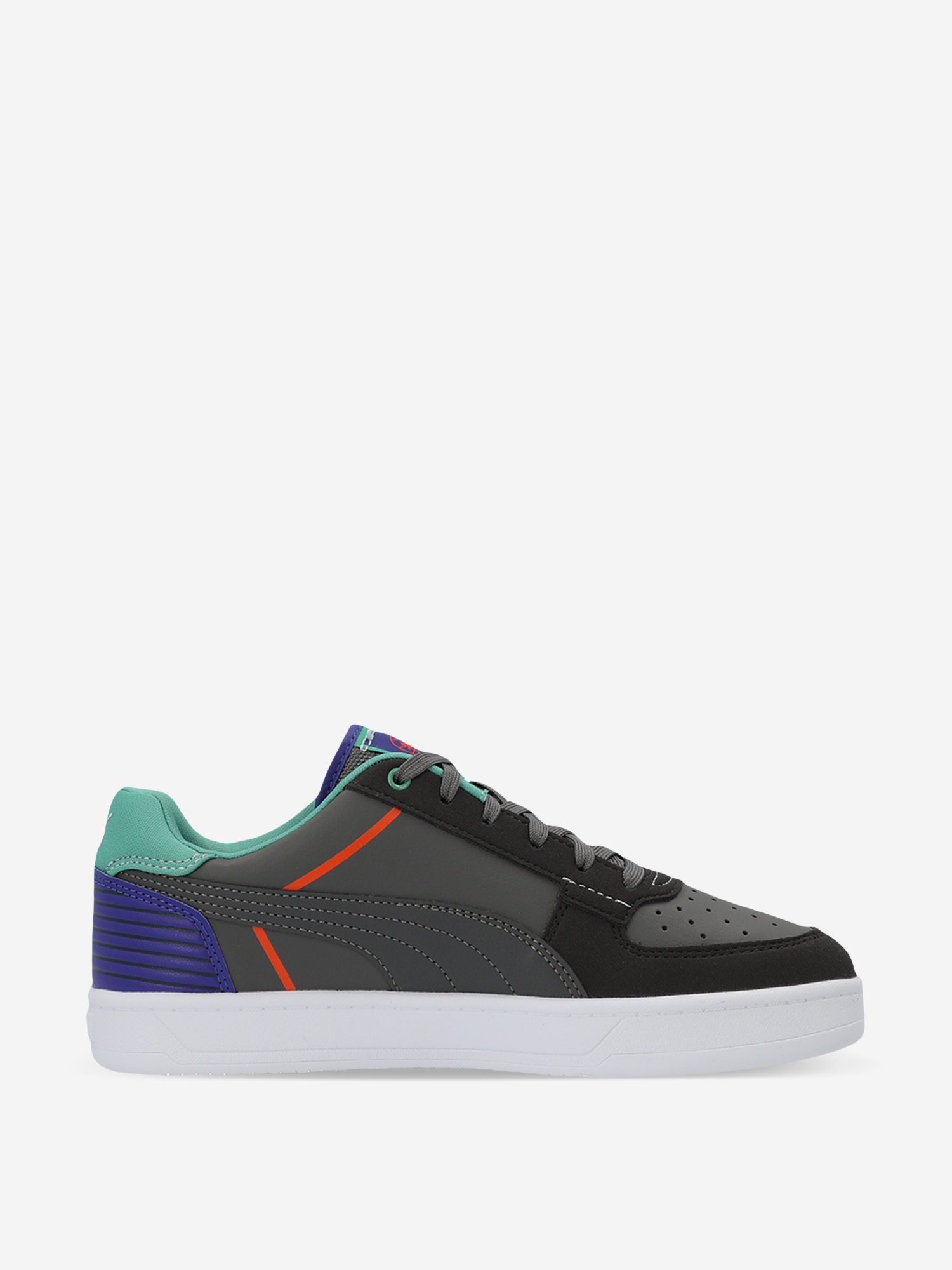 фото Кеды для мальчиков puma caven 2.0 ready, set, better ii jr, серый