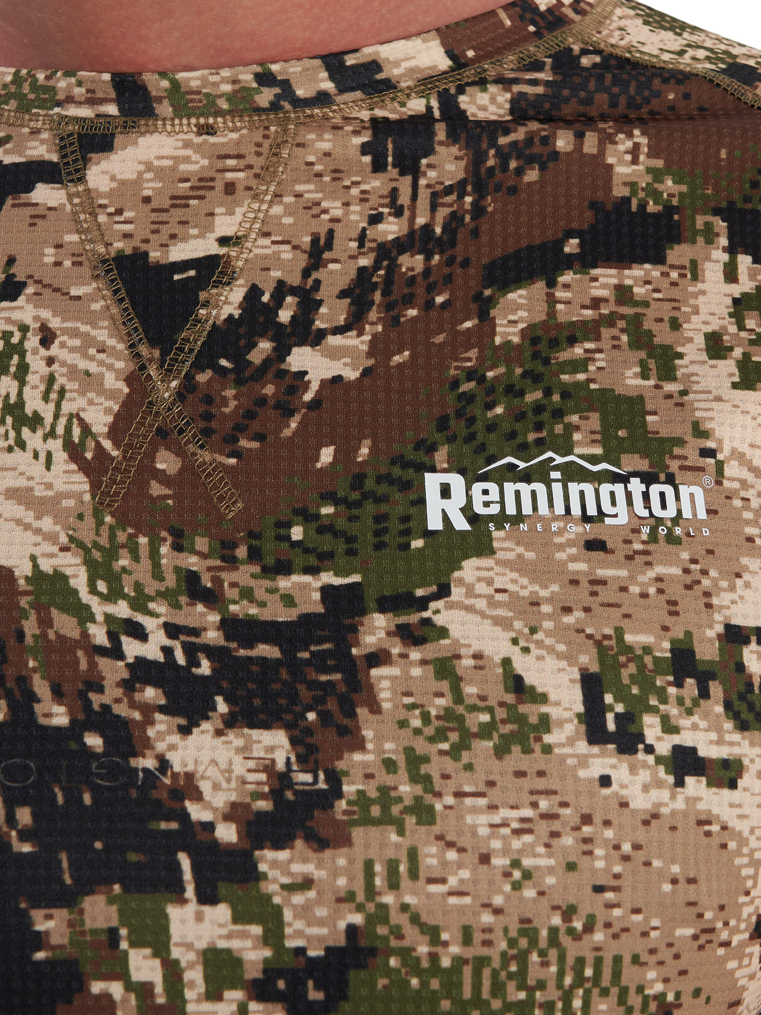 фото Лонгслив мужской remington inside fit, коричневый
