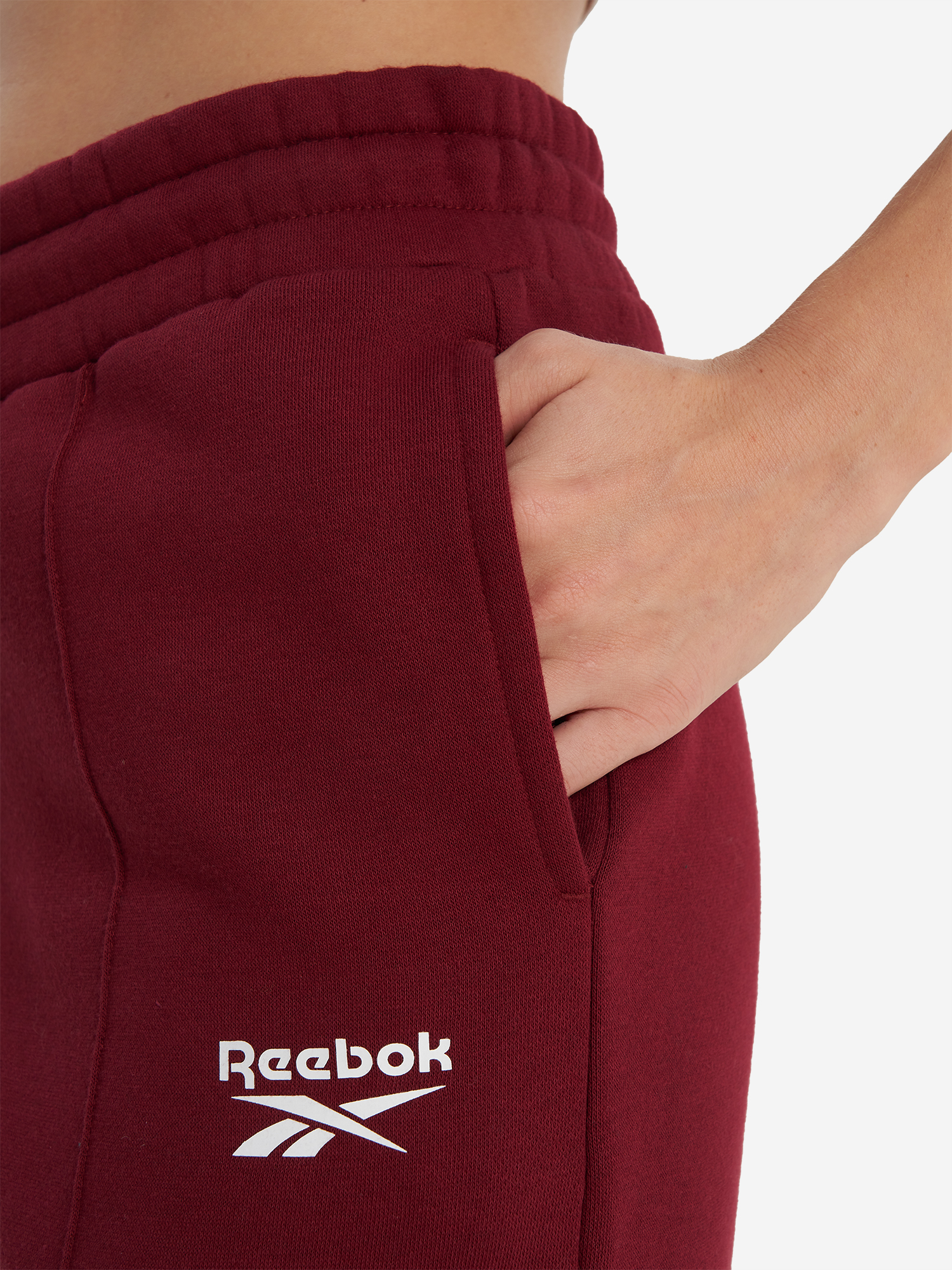 фото Брюки женские reebok brielle pintuck, красный
