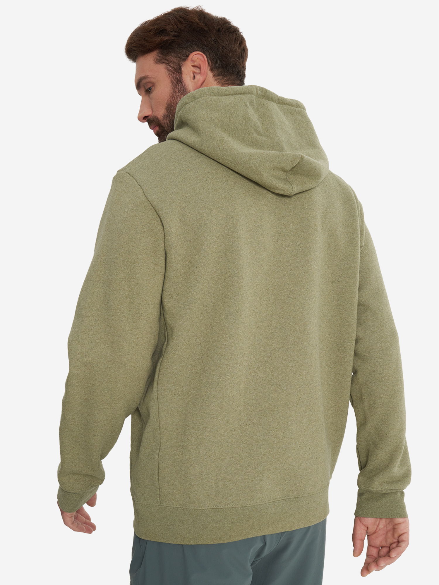 фото Худи мужское patagonia logo uprisal, зеленый