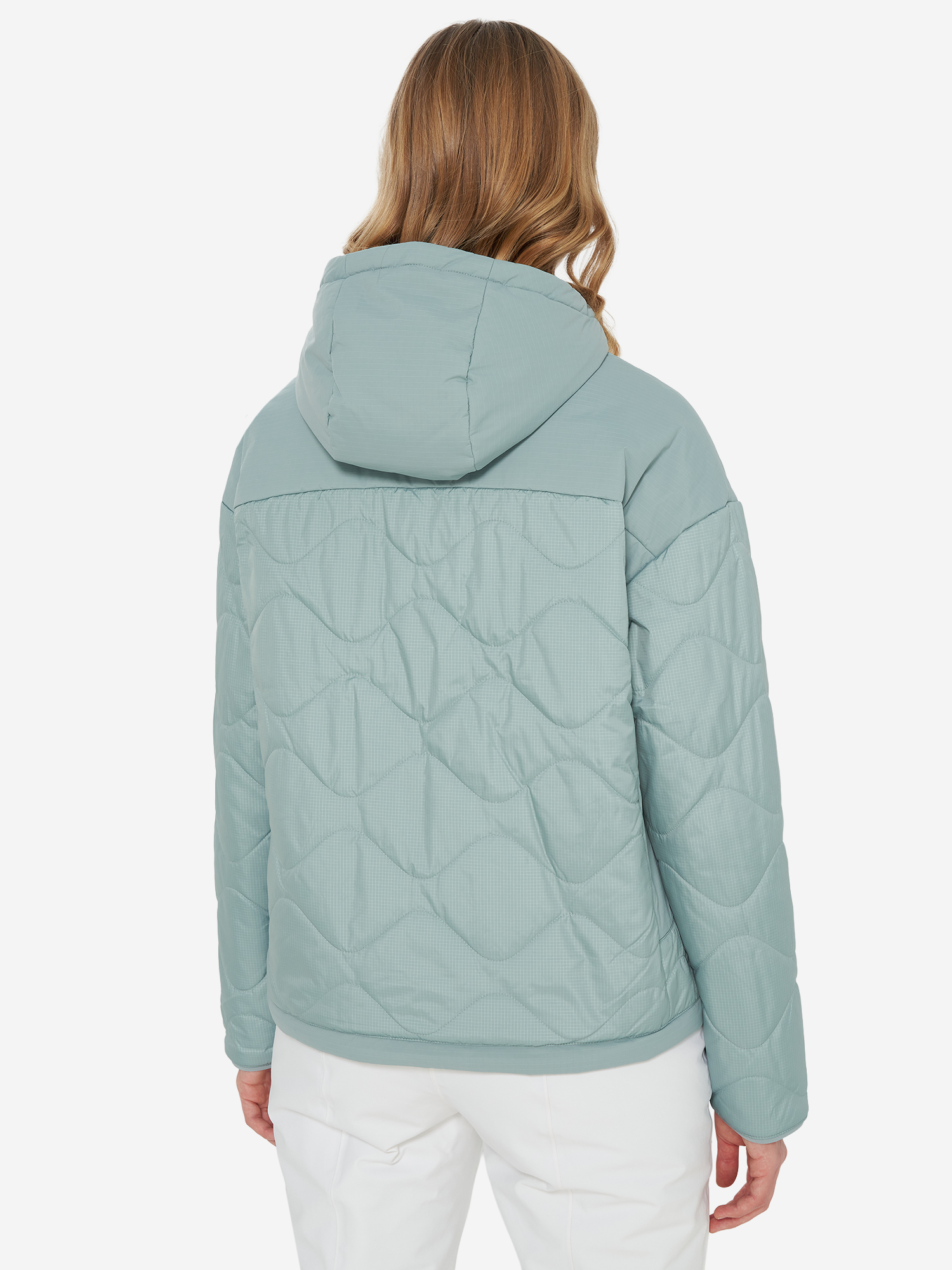 фото Куртка утепленная женская mountain hardwear après pro, голубой
