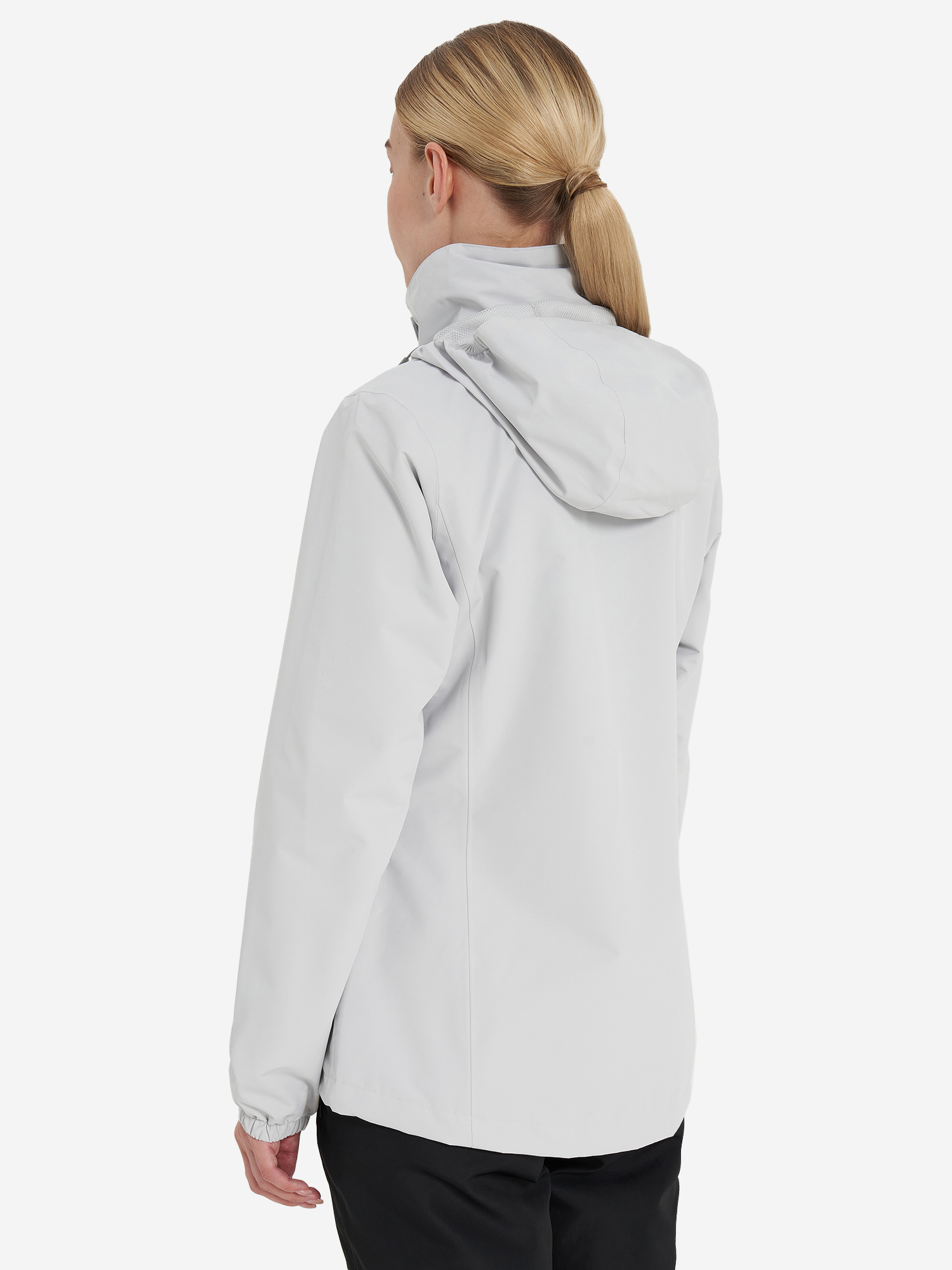 фото Куртка мембранная женская jack wolfskin stormy point, серый