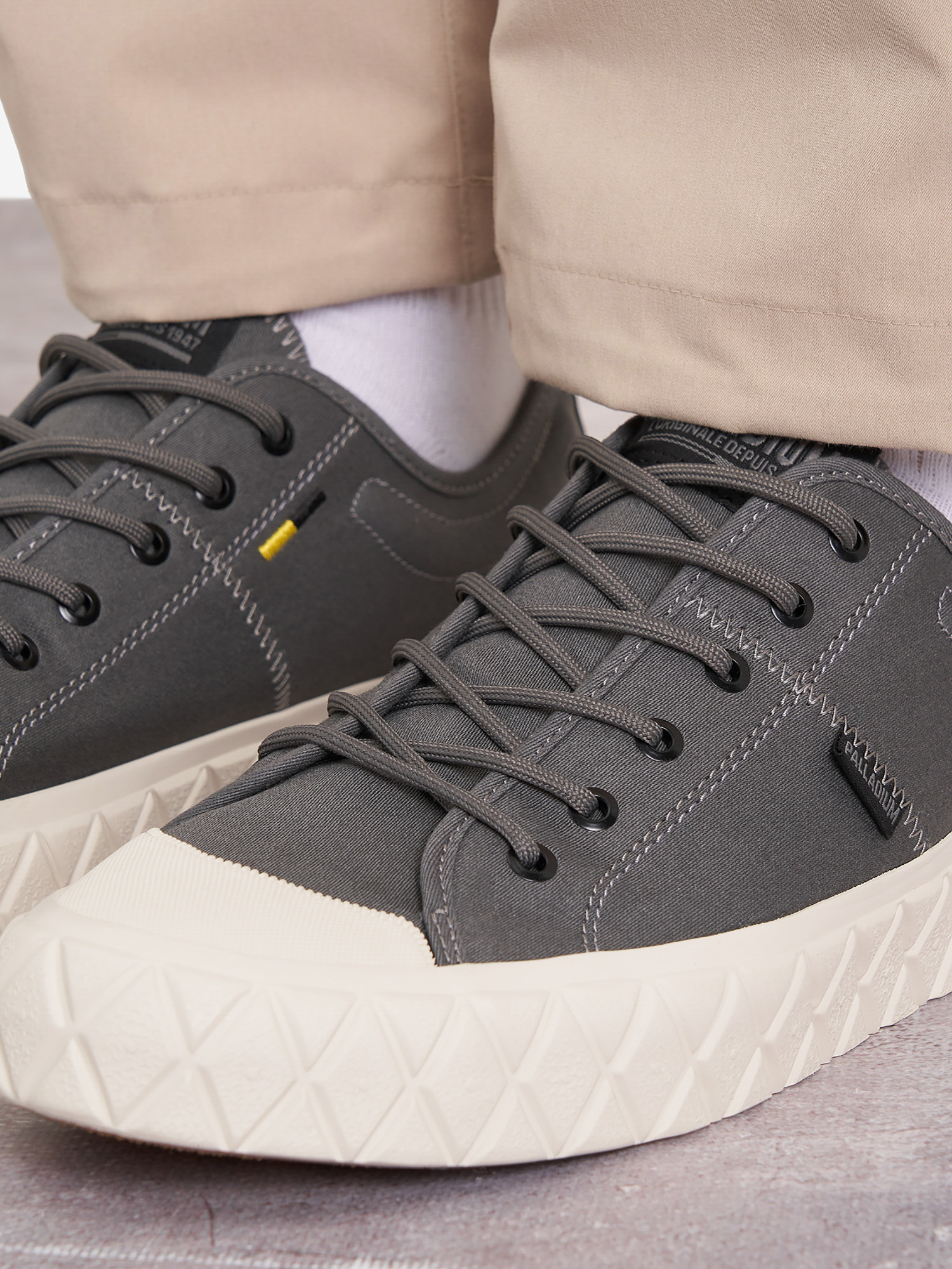 фото Кеды женские palladium ace, серый