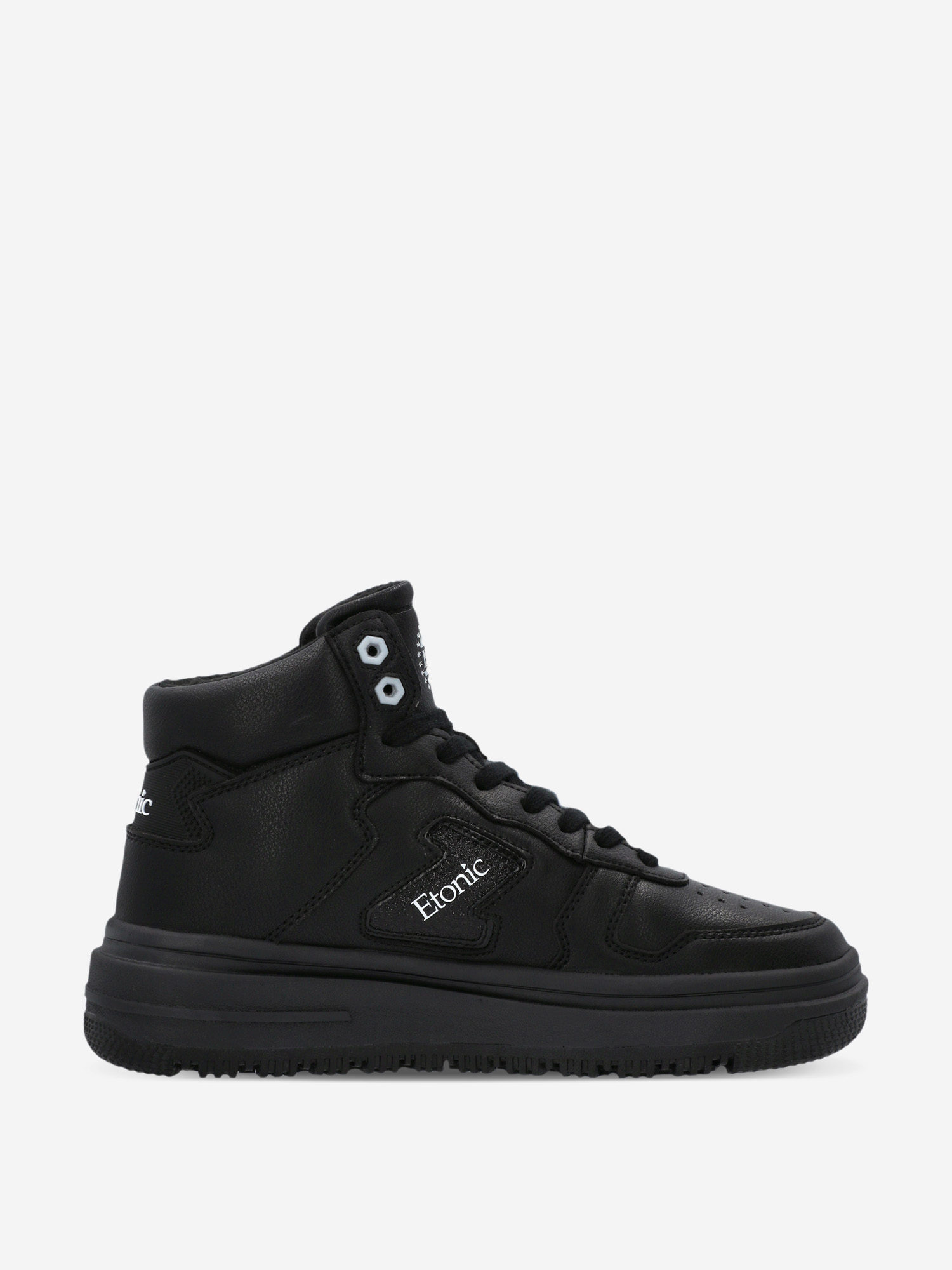 фото Кеды женские etonic basket high warm, черный