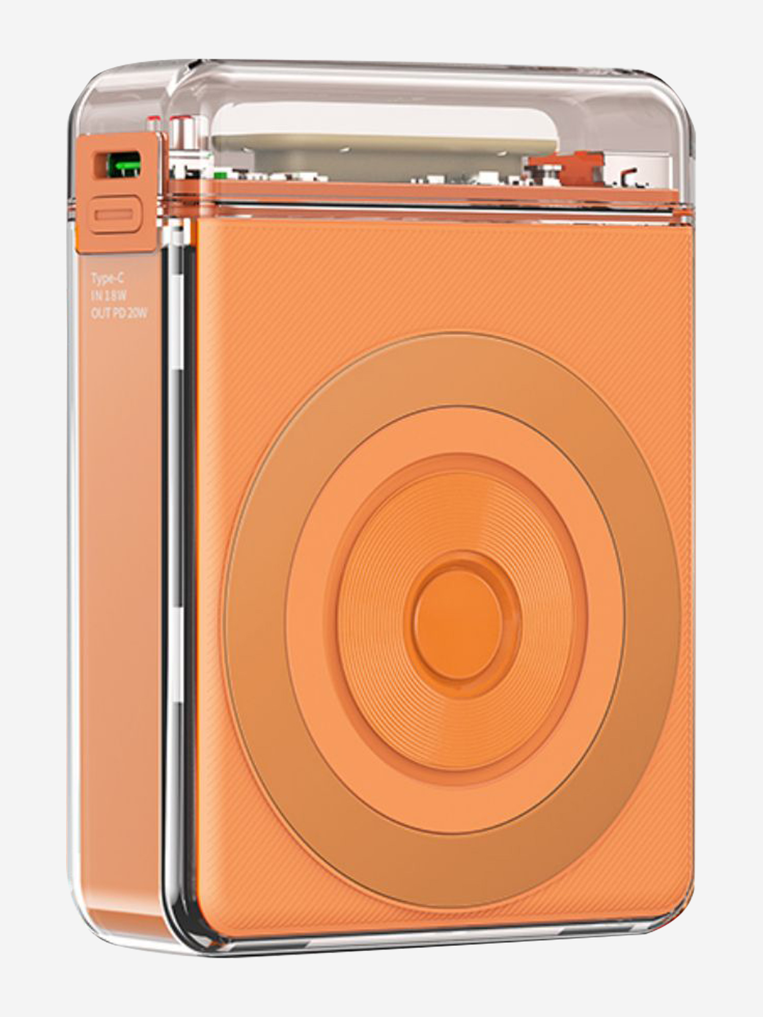 Повербанк быстрой зарядки 10000 мАч KEEPHONE Nova Power / Беспроводной блок питания PD 15W Встроенный ночник-Оранжевый, Оранжевый
Повербанк быстрой зарядки 10000 мАч KEEPHONE Nova Power / Беспроводной блок питания PD 15W Встроенный ночник-Оранжевый, Оранжевый