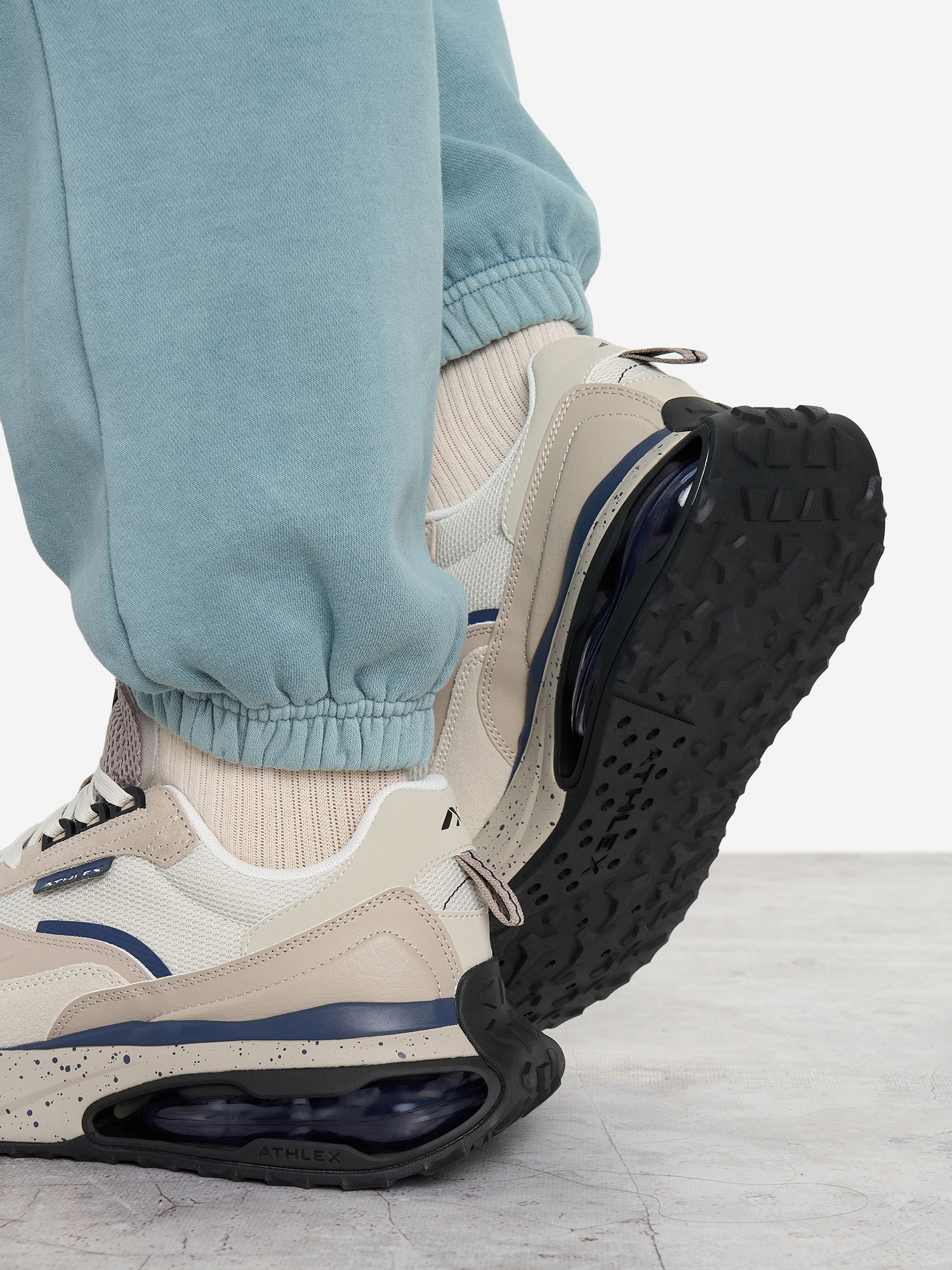 фото Кроссовки мужские athlex spacer retro, бежевый