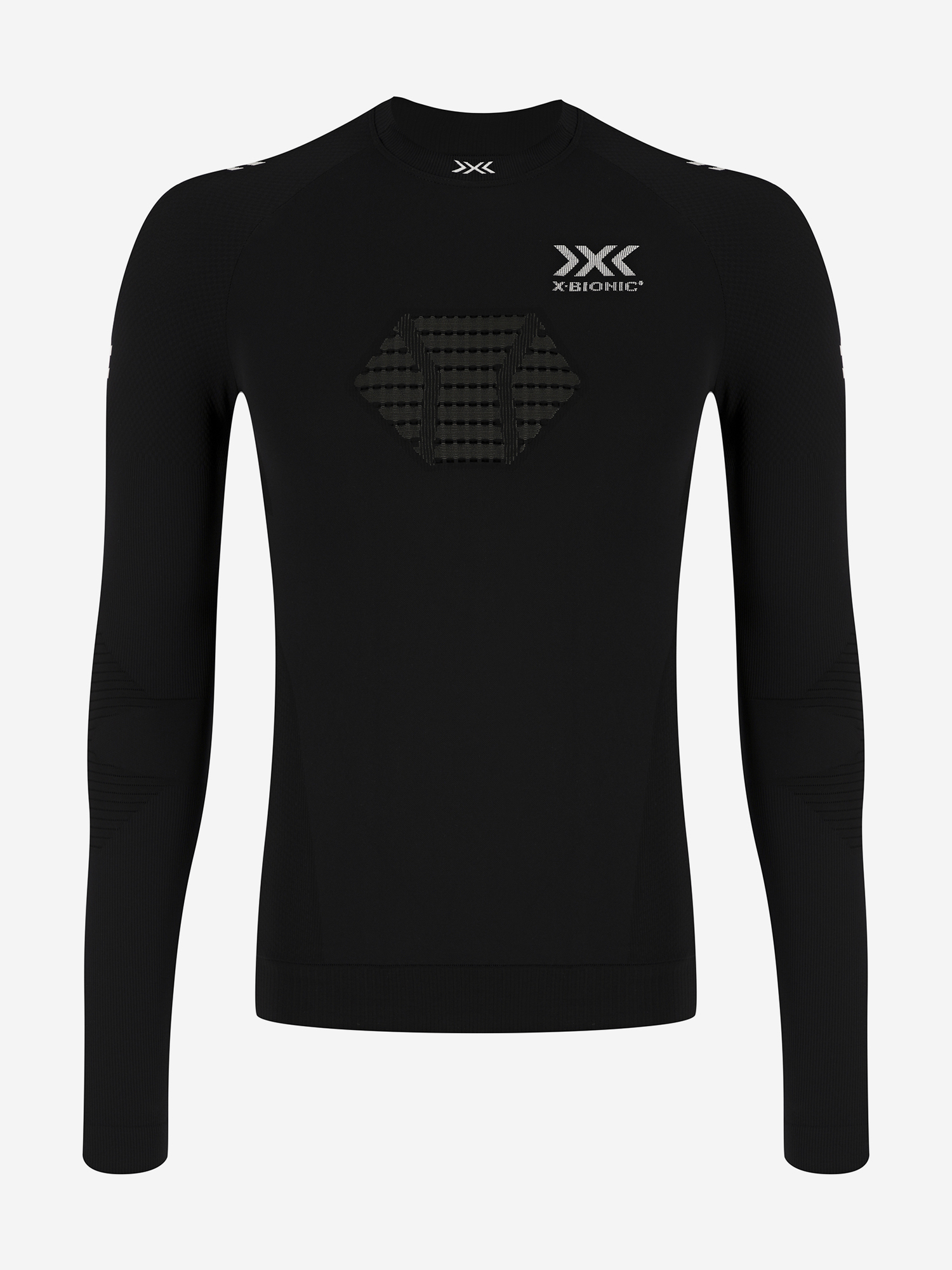 фото Лонгслив мужской x-bionic invent 4.0 run speed, черный