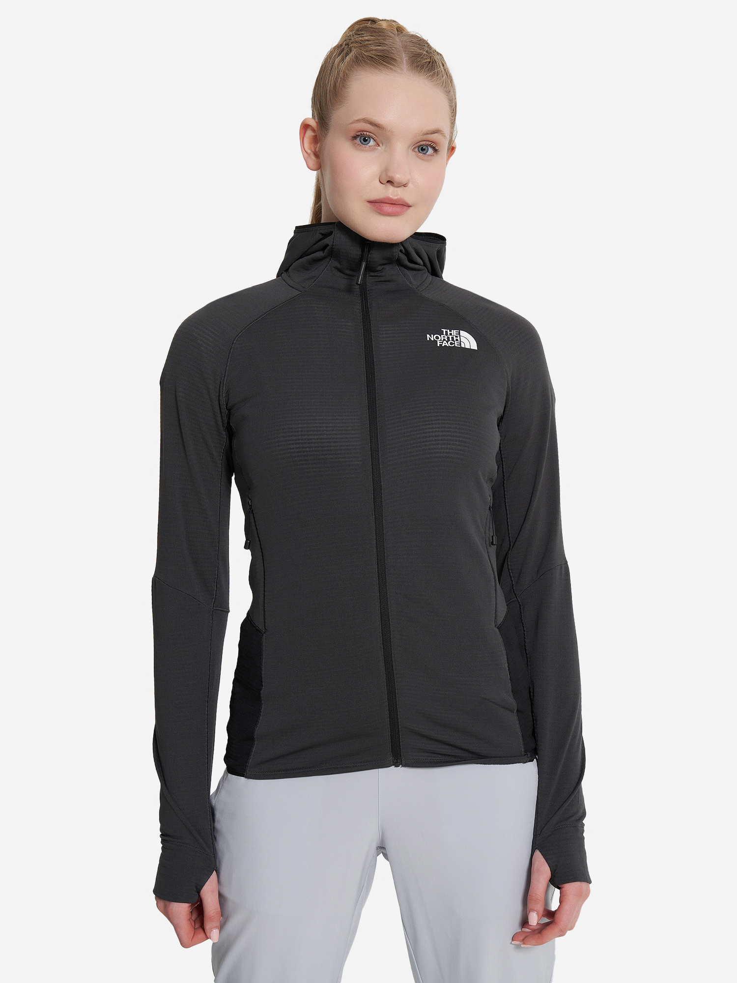 фото Толстовка женская the north face bolt polartec, серый