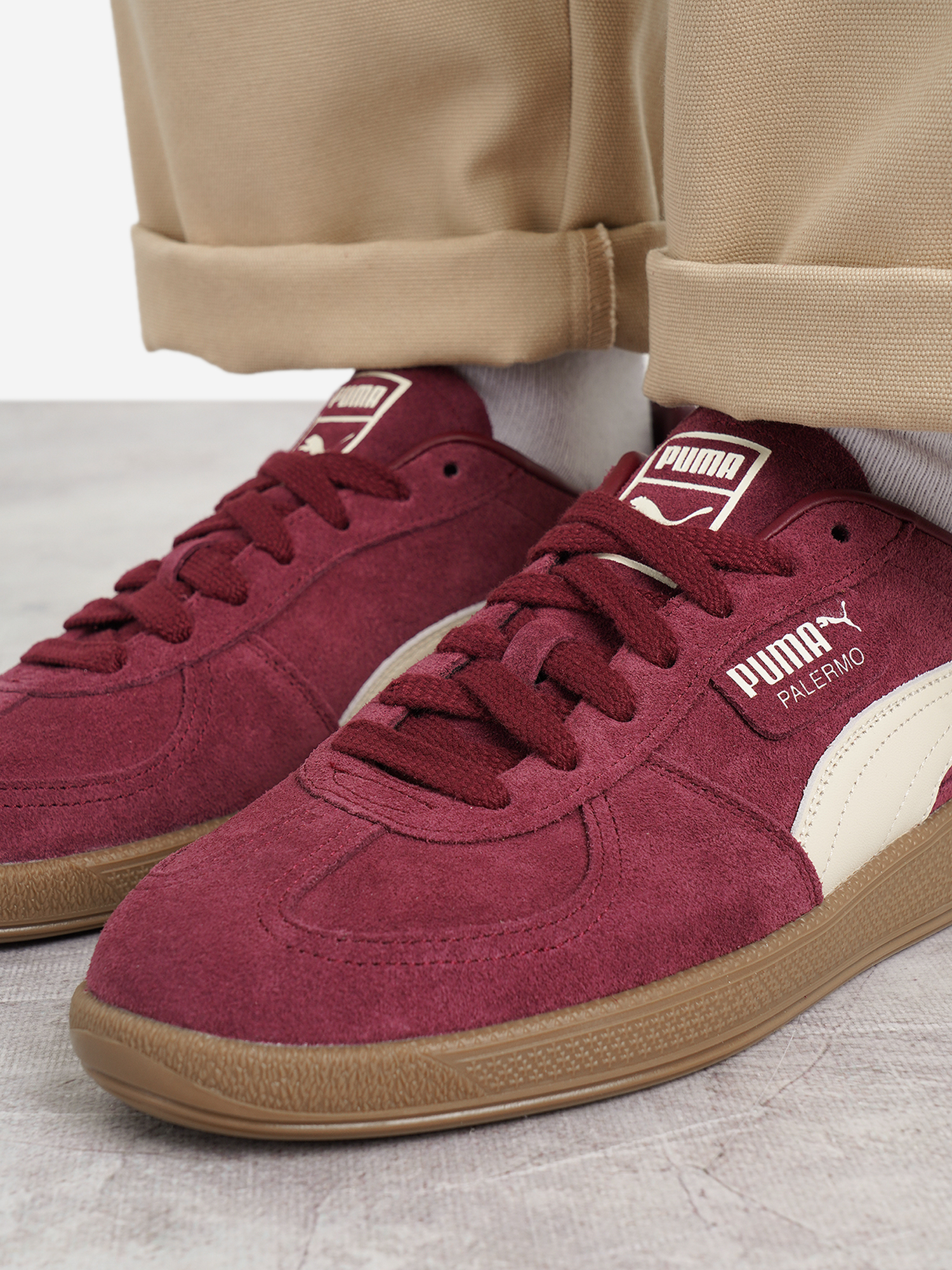 фото Кеды мужские puma palermo, красный