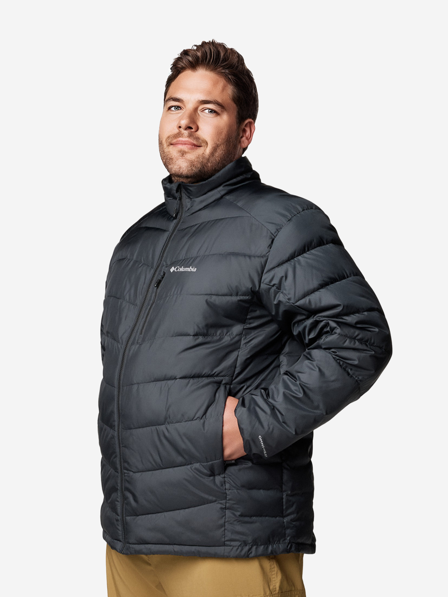 фото Пуховик мужской columbia, plus size labyrinth loop ii jacket, черный