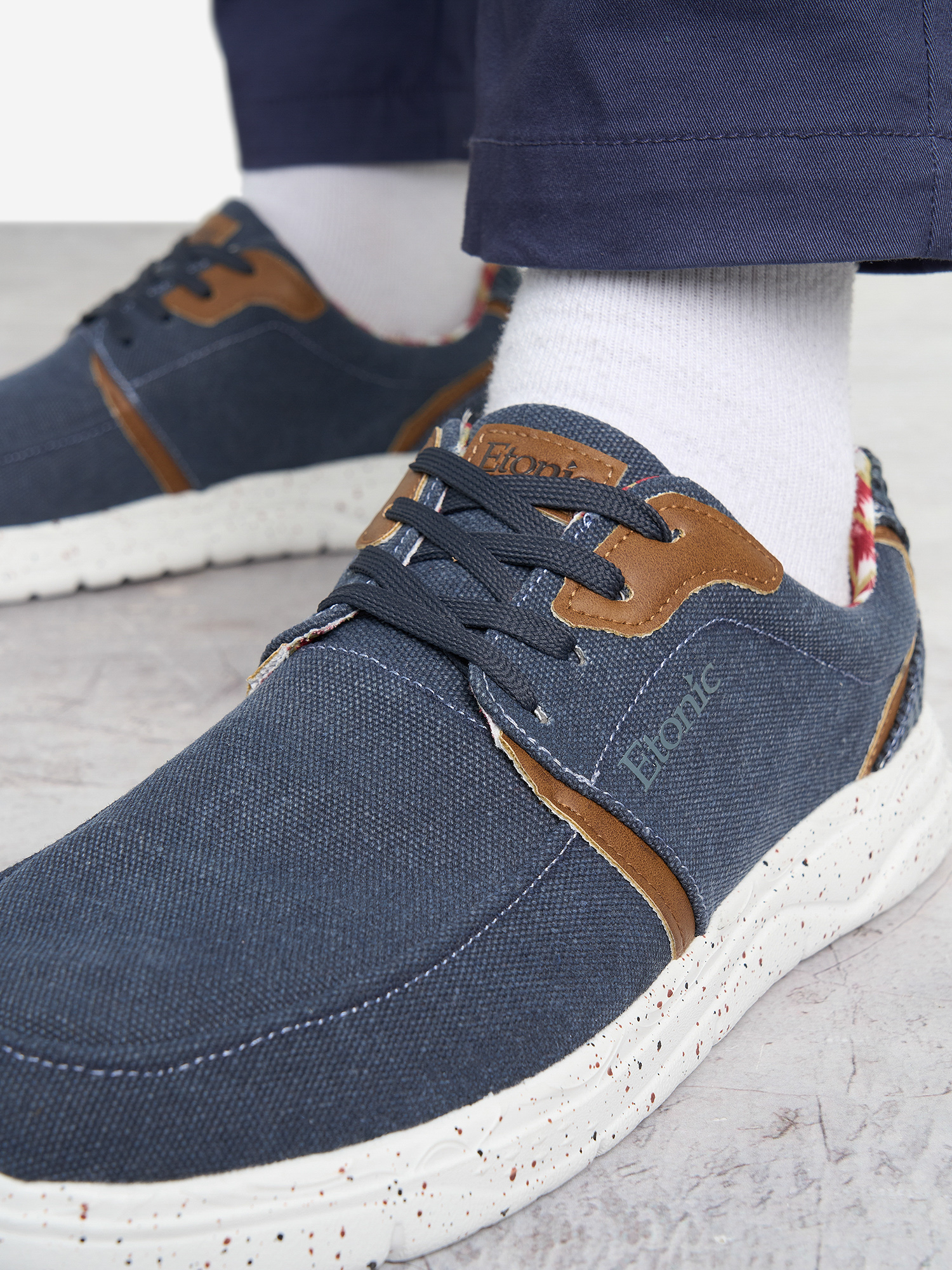 фото Слипоны мужские etonic, синий