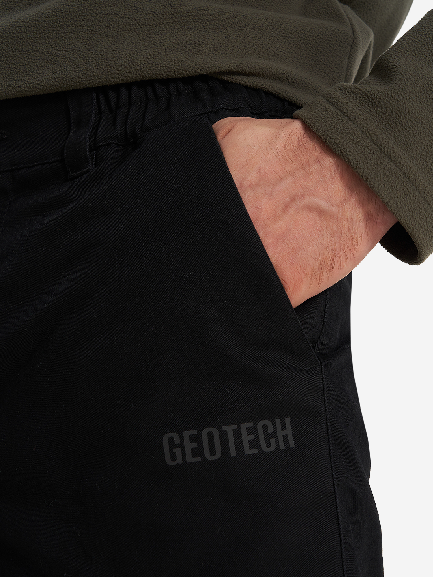 фото Брюки утепленные мужские geotech, черный