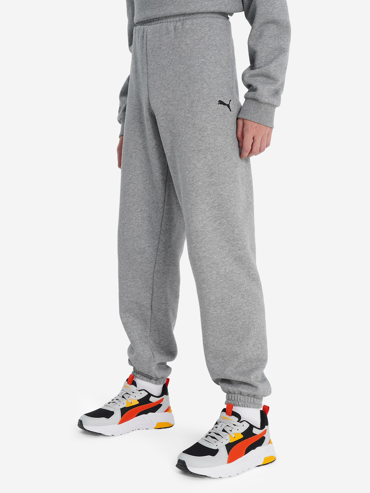 фото Брюки для мальчиков puma basketball hoopstellations, серый