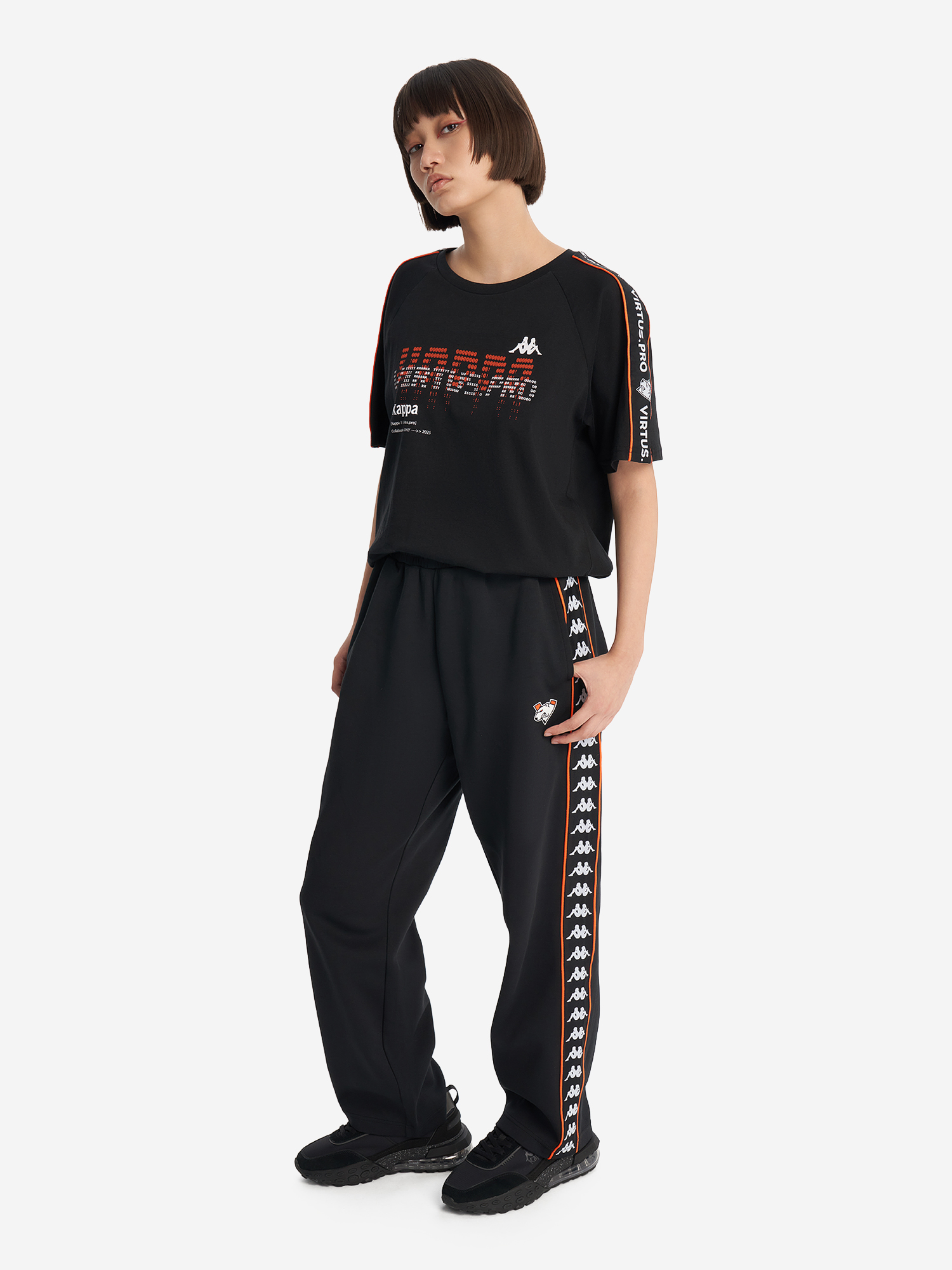 фото Футболка kappa x virtus.pro, черный