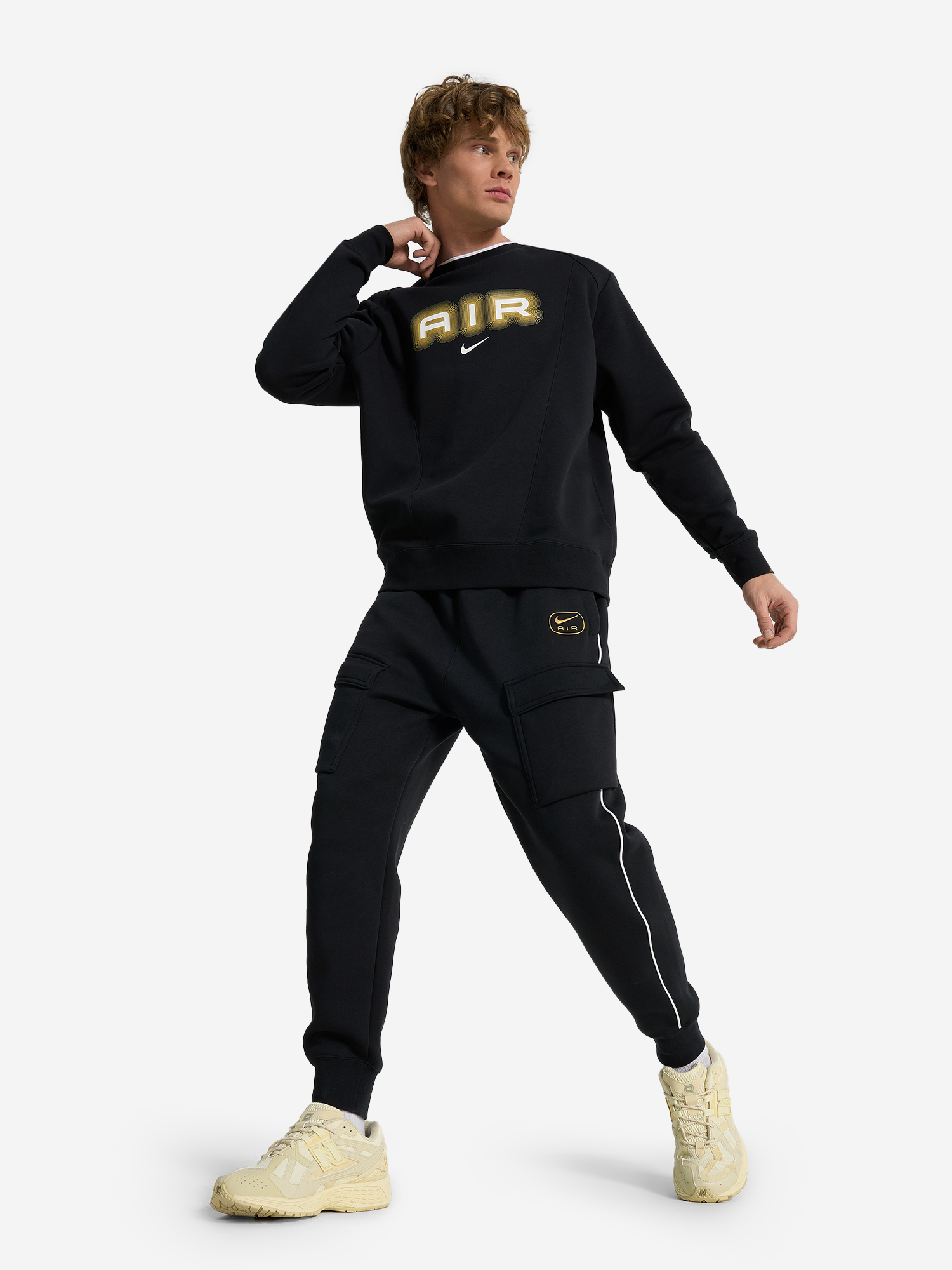 фото Брюки мужские nike, черный
