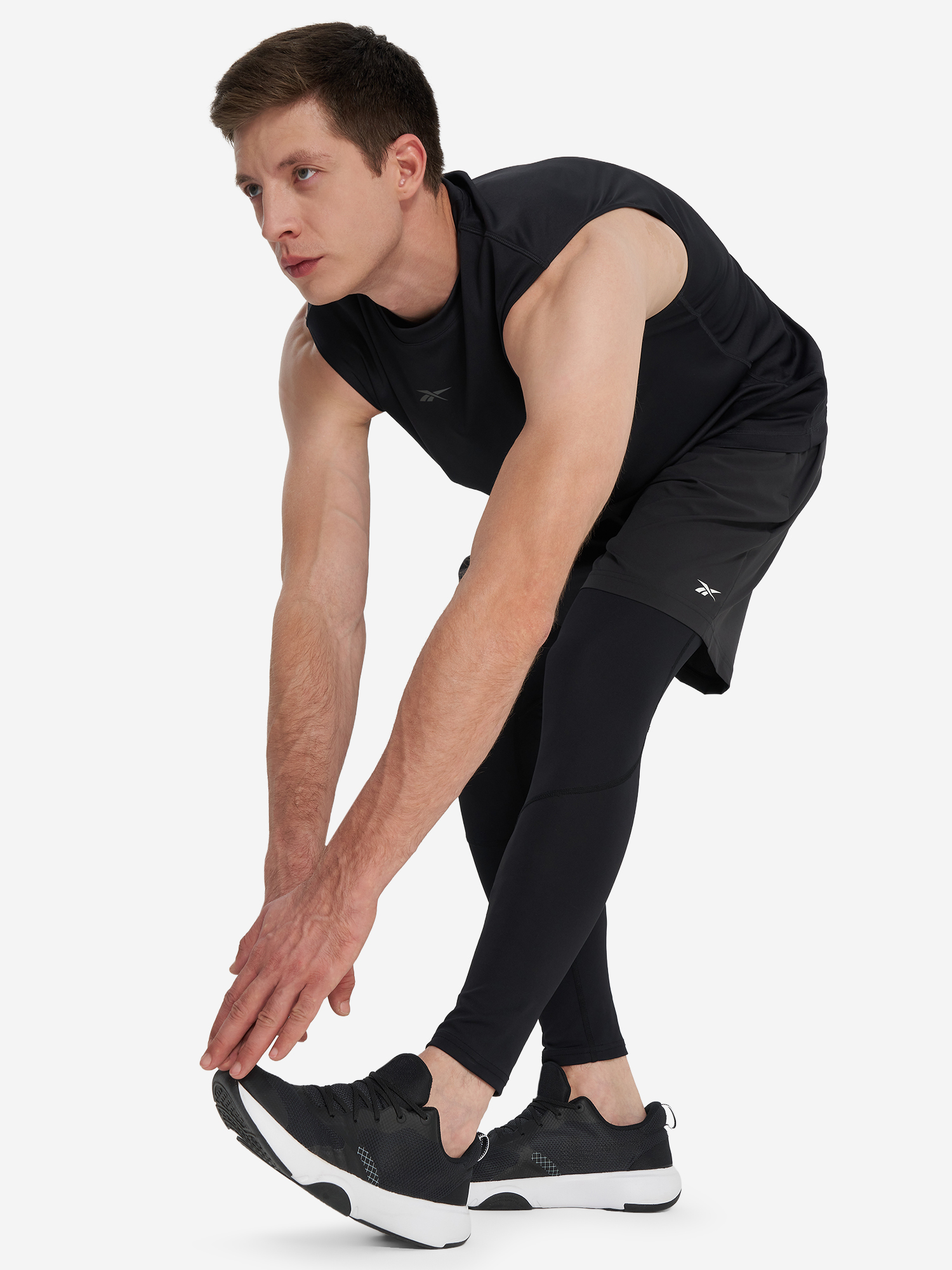 фото Шорты мужские reebok wor woven, черный