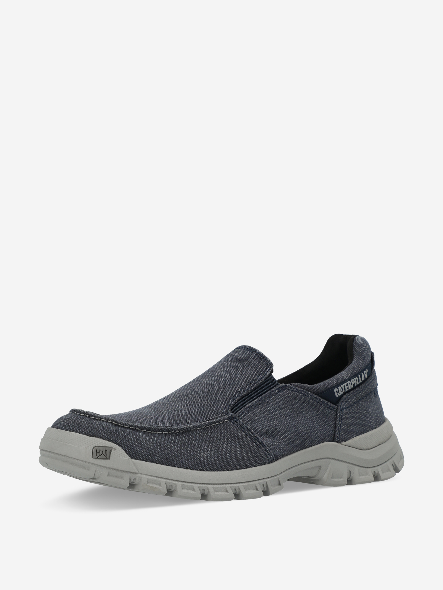 фото Слипоны мужские caterpillar threshold slip on canvas, синий