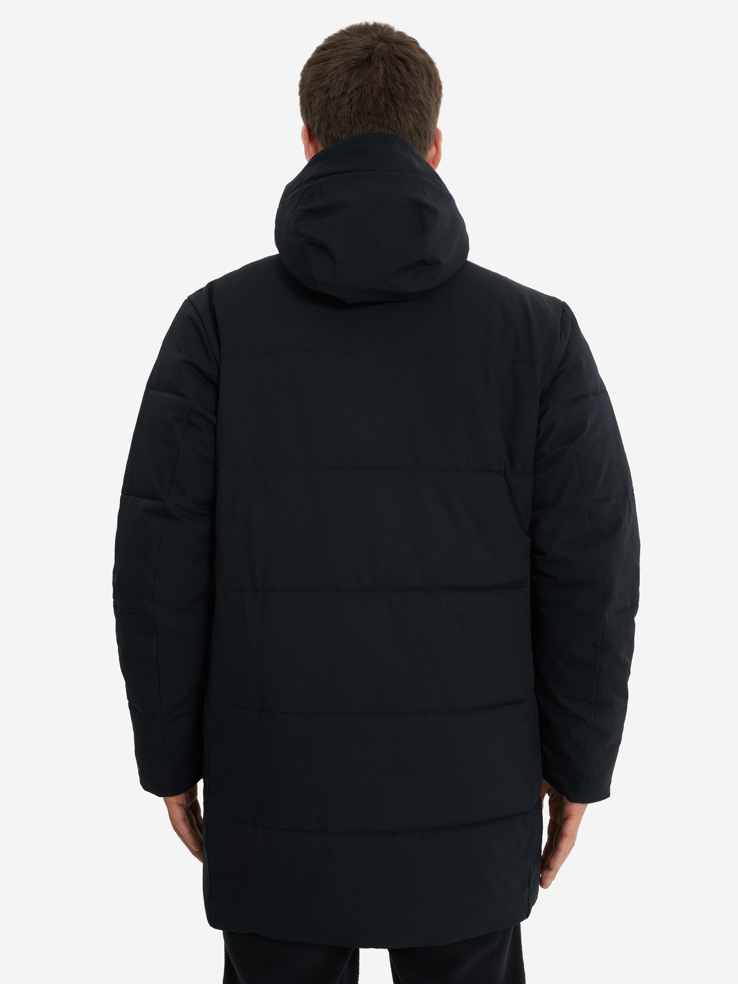 фото Куртка утепленная мужская columbia cedar summit ii mid insulated jacket, черный