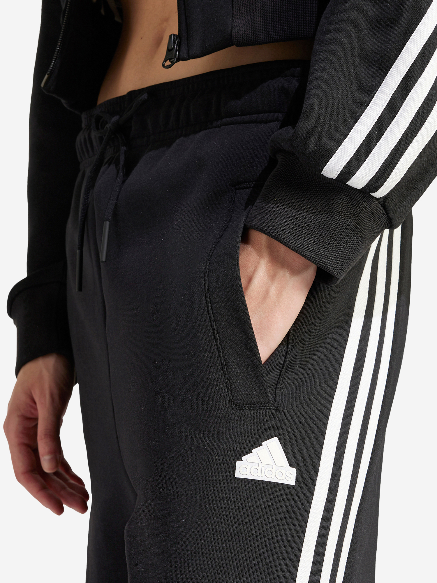 фото Брюки женские adidas 3 s, черный