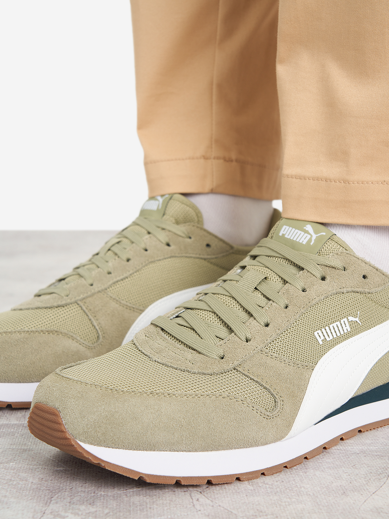 фото Кроссовки мужские puma st miler, зеленый
